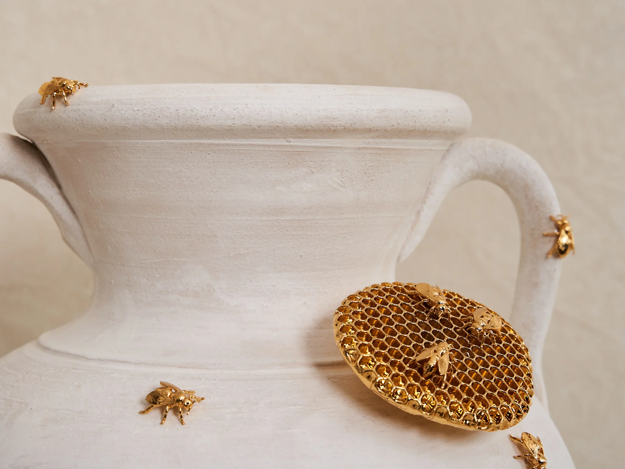 MARCANTONIO DE RERUM NATURA BEES VASE / 1 Ø8.2" x H21" - Image 5