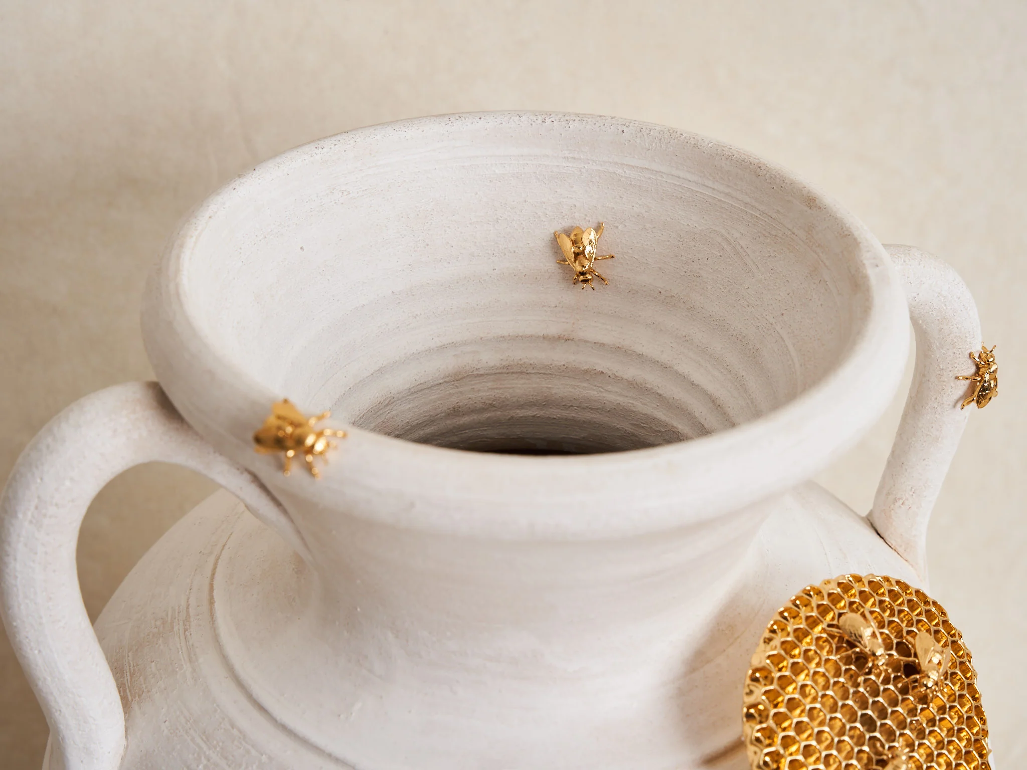 MARCANTONIO DE RERUM NATURA BEES VASE / 1 Ø8.2" x H21" - Image 6