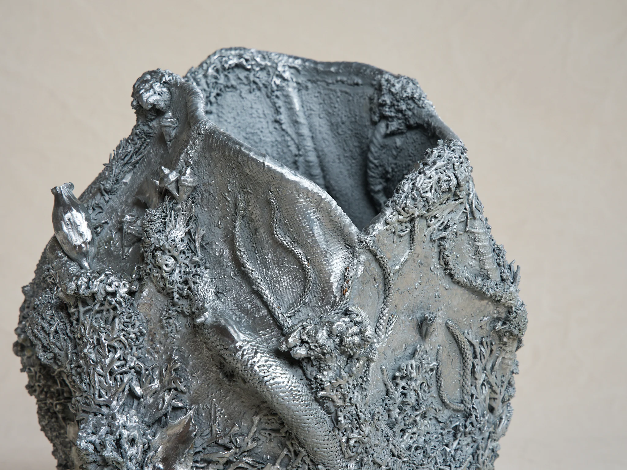 MARCIN RUSAK TEPHRA VASE H18.1" x W15" x D14.2" - Image 3