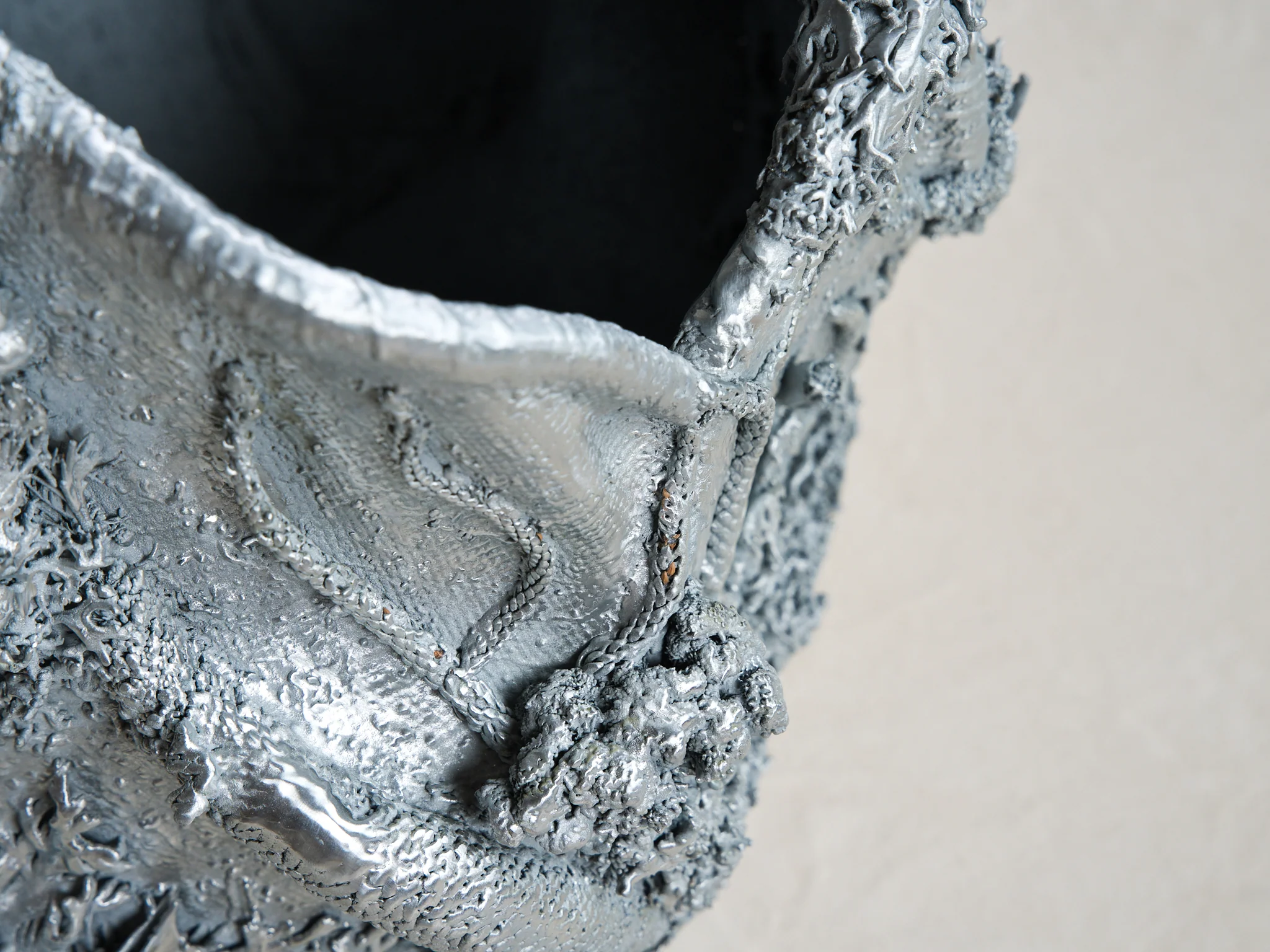 MARCIN RUSAK TEPHRA VASE H18.1" x W15" x D14.2" - Image 5