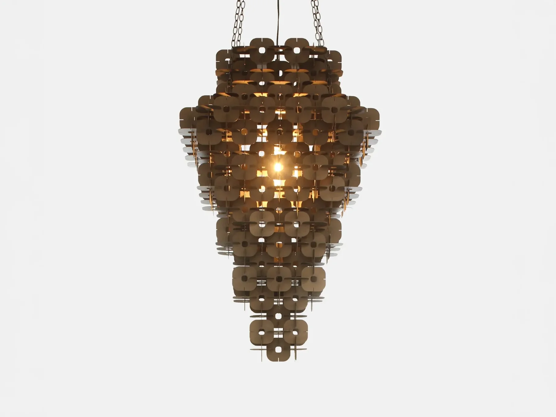 MARTIN HUXFORD ELEMENT VESSEL 1 CHANDELIER H30" x Ø20"