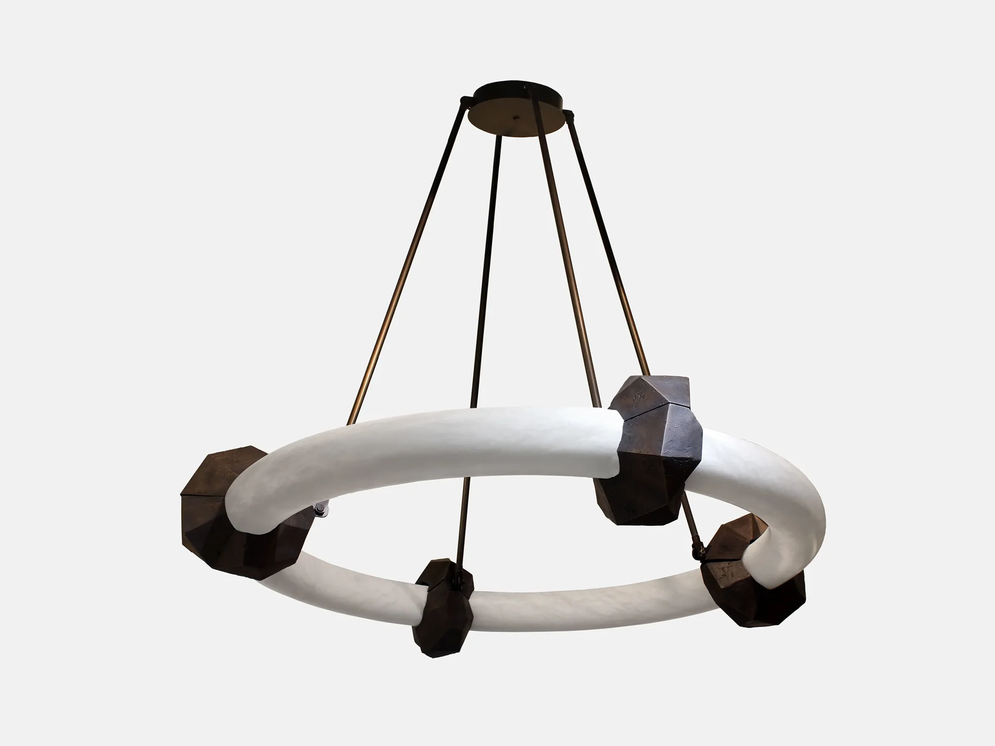 MARTIN HUXFORD FACET CHANDELIER Ø45" x H8
