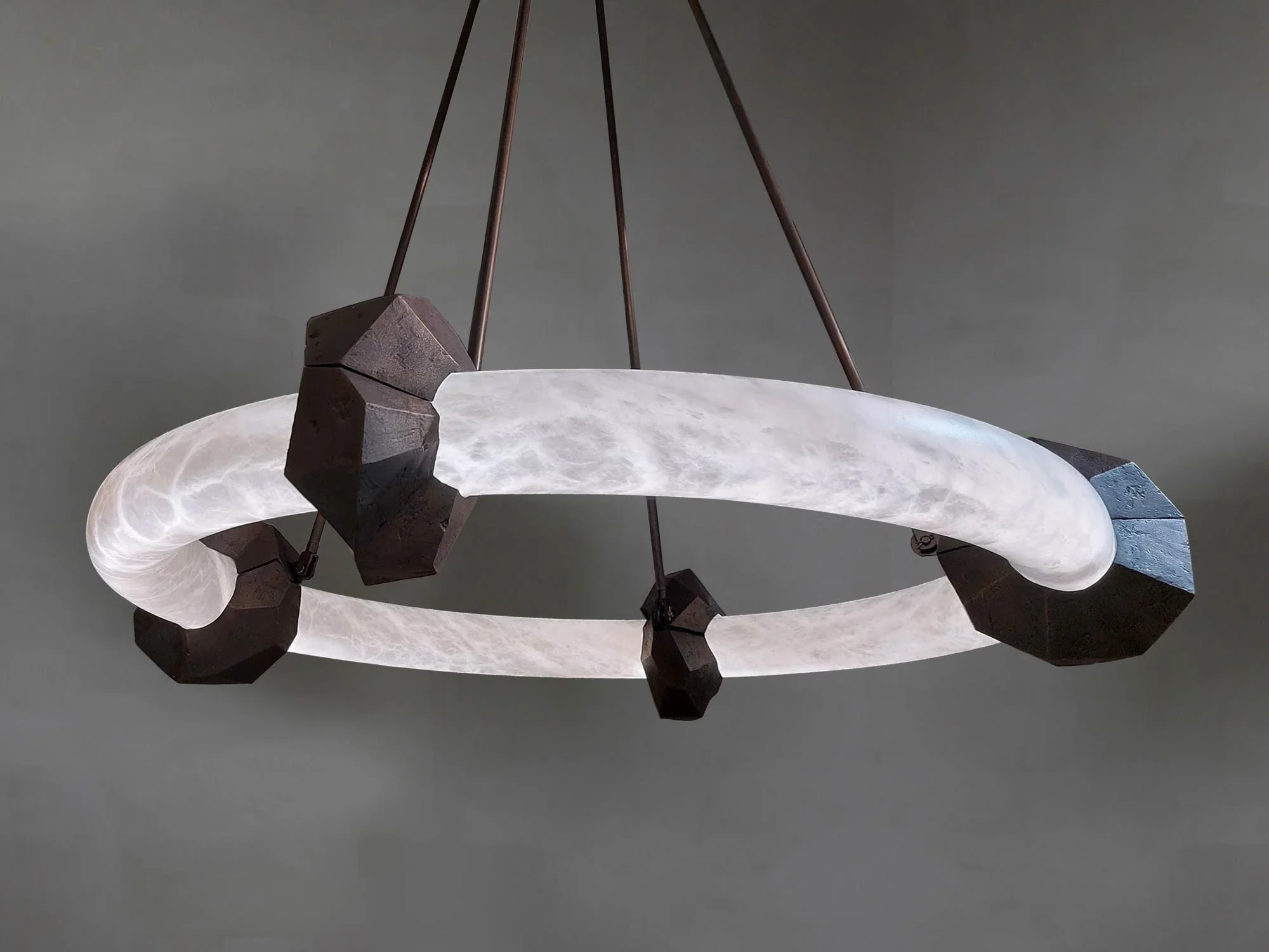 MARTIN HUXFORD FACET CHANDELIER Ø45" x H8 - Image 2