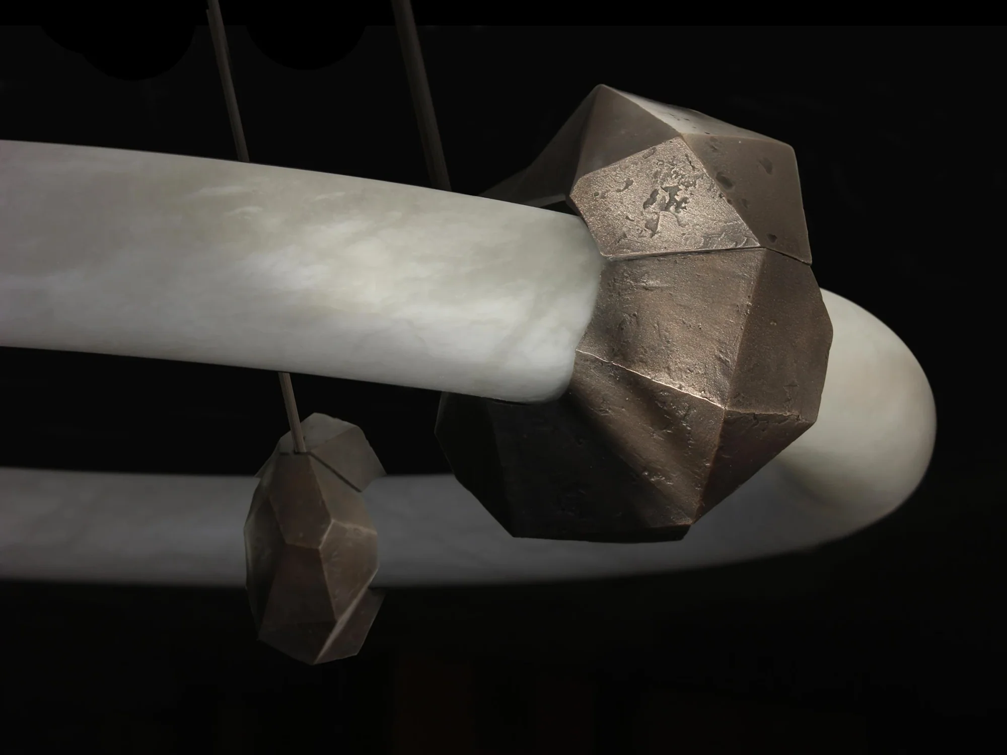 MARTIN HUXFORD FACET CHANDELIER Ø45" x H8 - Image 4