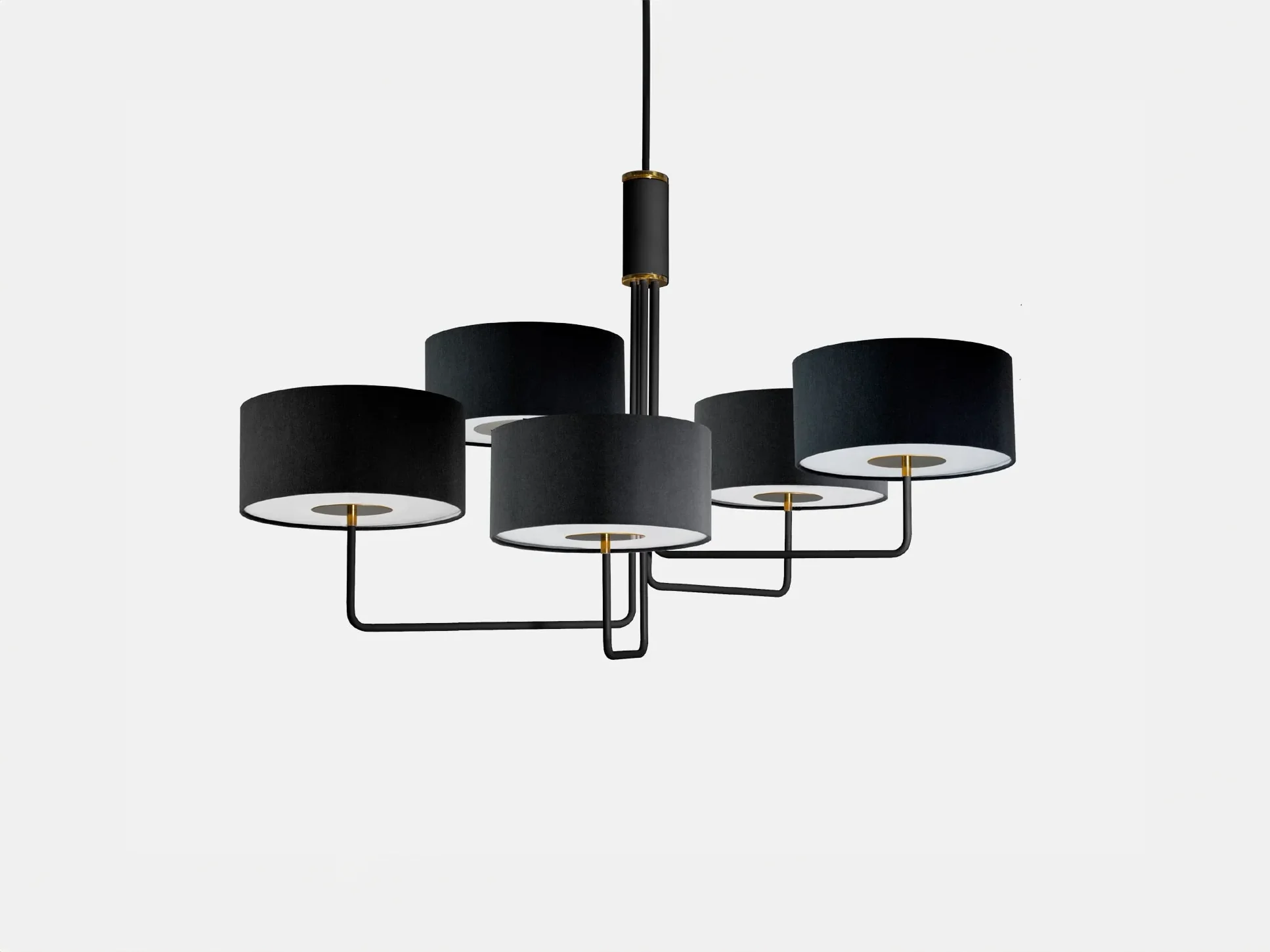 MARTIN HUXFORD T59 QUINTET CHANDELIER H25" x Ă41"