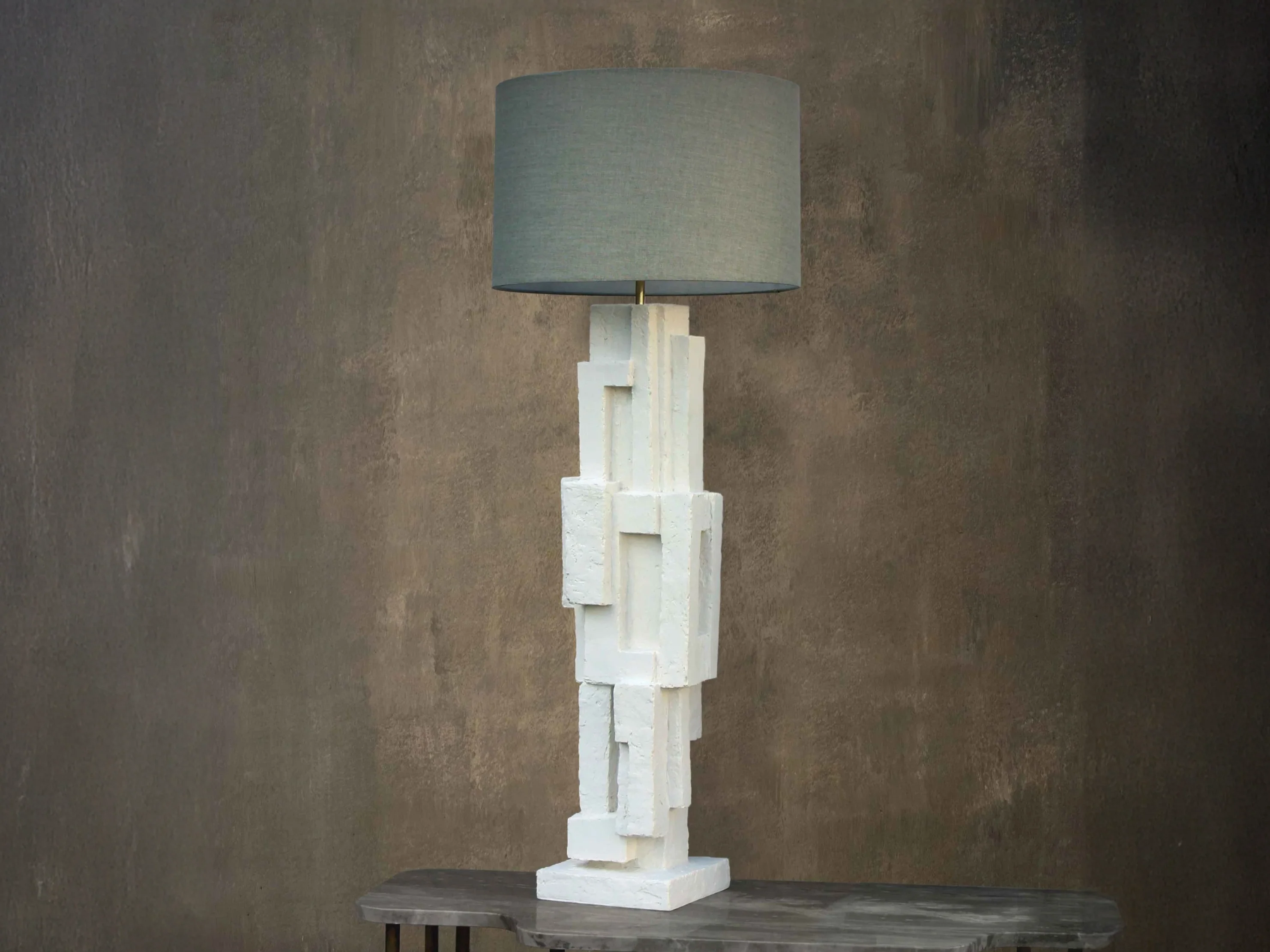 MARTIN HUXFORD TOTEM TABLE LAMP / H47" x W8" x D8" - Image 2