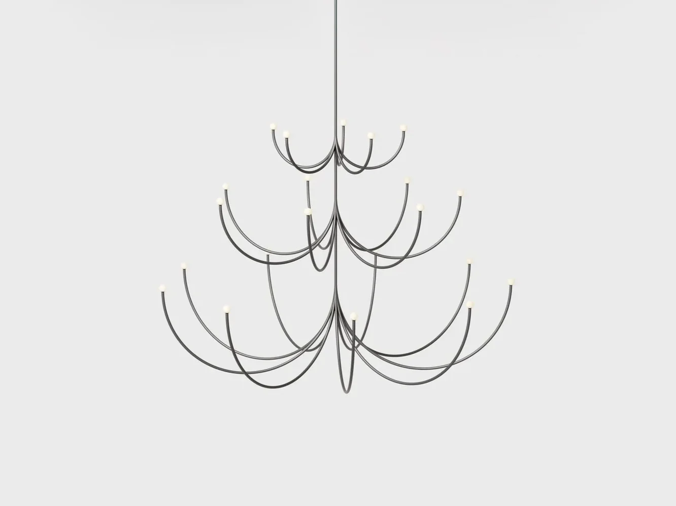 MATTER MADE ARCA 3-TIER CHANDELIER / LARGE L50” x W50” x H35”