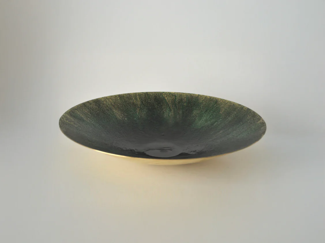 MICHAËL VERHEYDEN BEGHARD BOWL / LARGE GREEN Ø25.5" x H4.5"