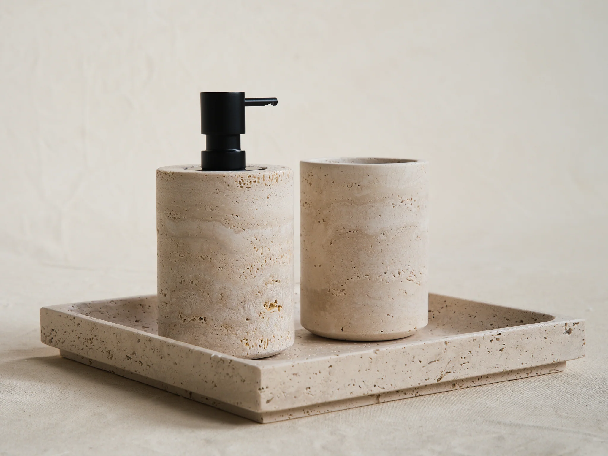 MICHAËL VERHEYDEN HOSPITALITY 3 PCS SET / TRAVERTINE BEIGE - Image 3