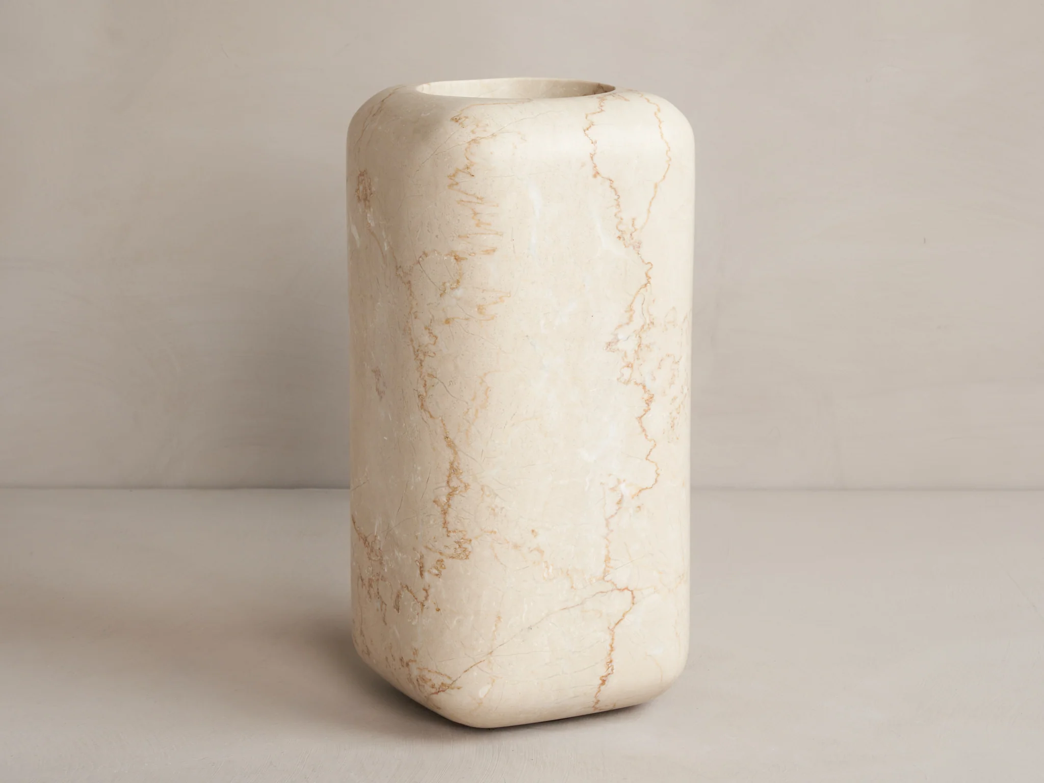 MICHAEL VERHEYDEN TONDO VASE LARGE /  BOTTICINO Ø7" x H14.5"