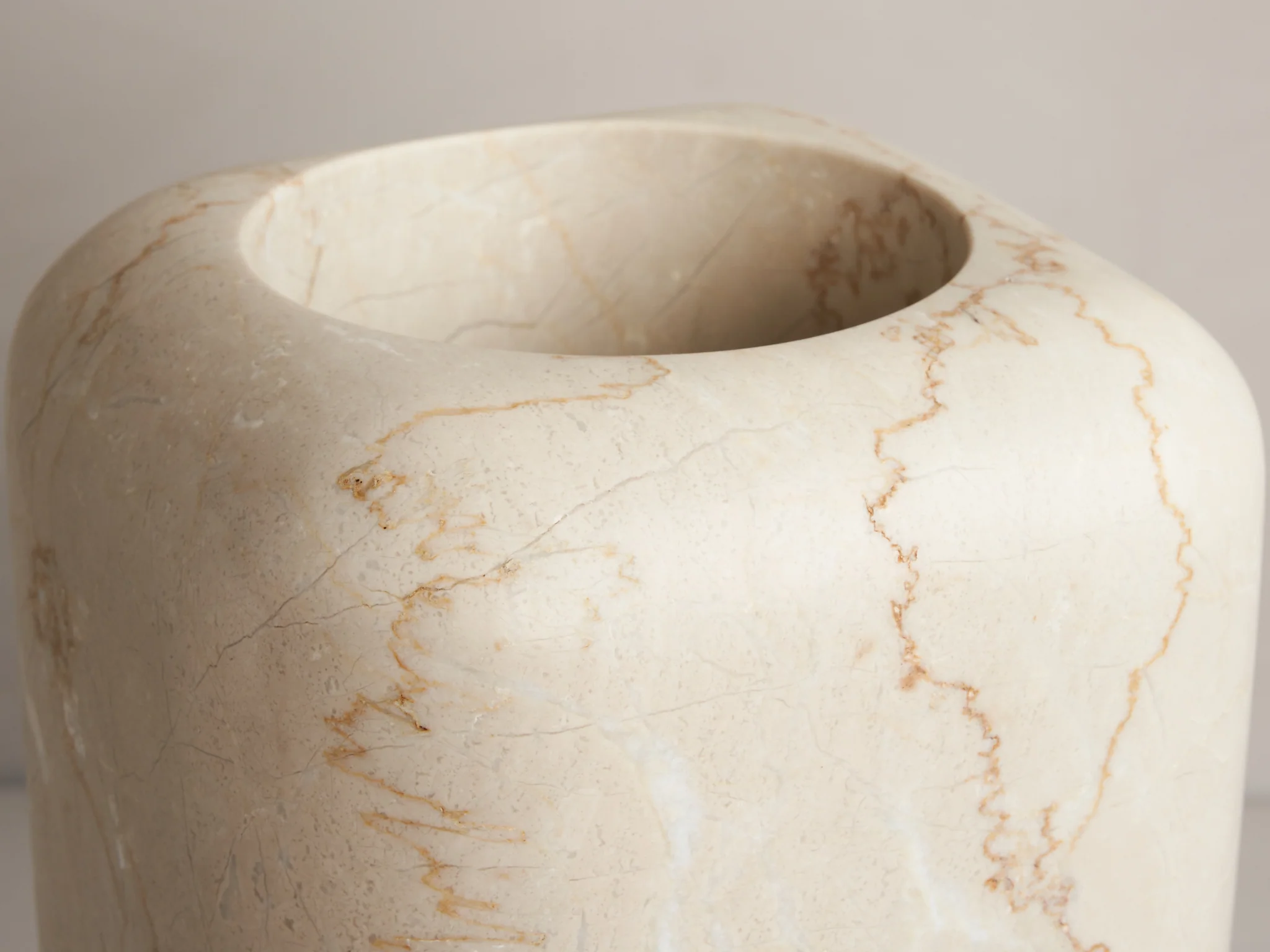 MICHAEL VERHEYDEN TONDO VASE LARGE /  BOTTICINO Ø7" x H14.5" - Image 2