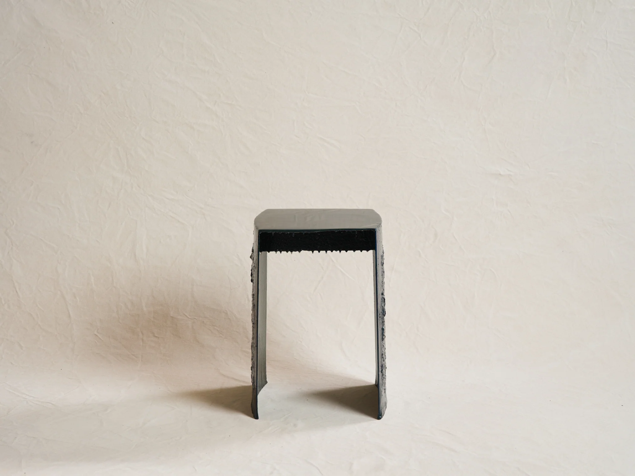 MIDDERNACHT & ALEXANDER STOOL / VERDANT MORSE W11.7" x D11.7" x H18.7" - Image 2