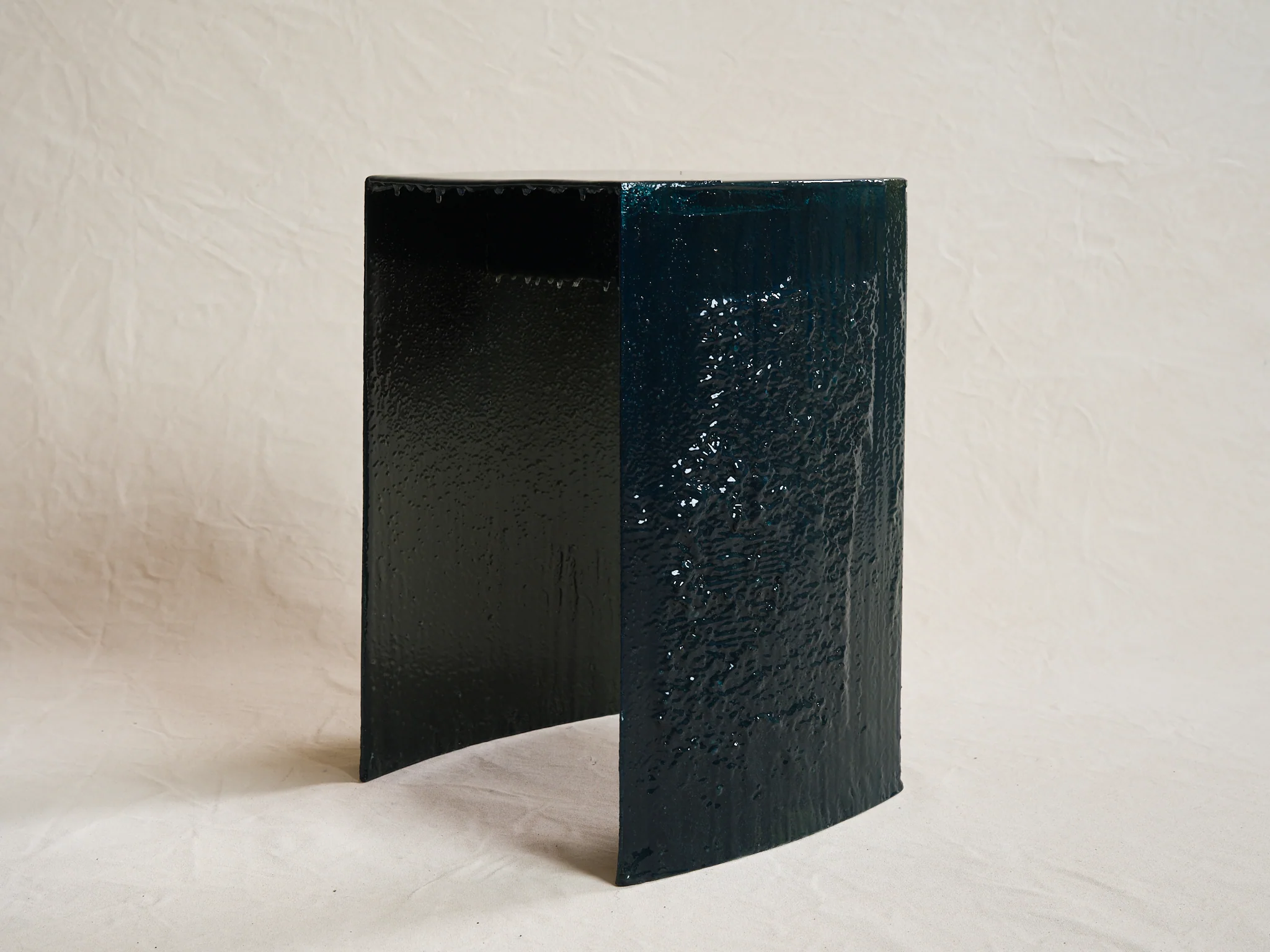 MIDDERNACHT & ALEXANDER STOOL / VERDANT MORSE W11.7" x D11.7" x H18.7" - Image 3