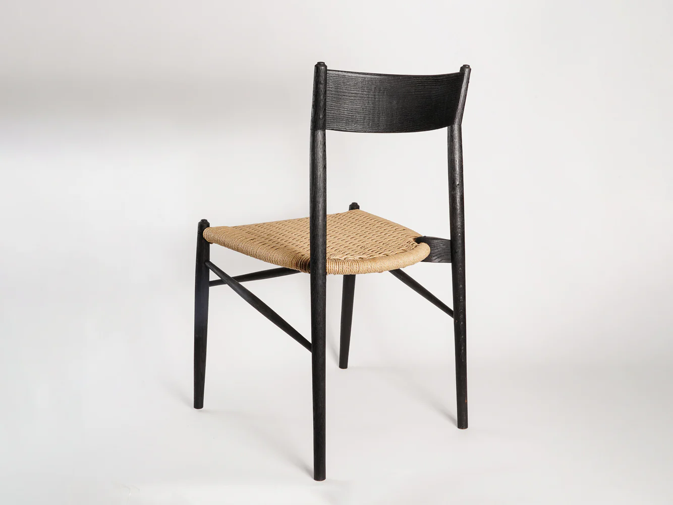 NON-STANDARD EQUATE DINING CHAIR / BLACK H33.5” x D17” x W19.5” x SH17.5” - Image 3