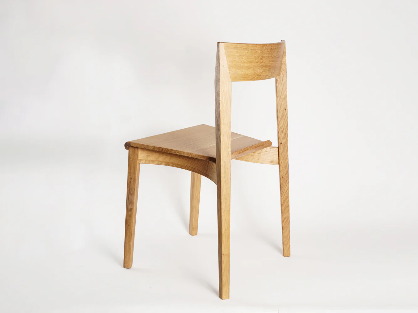 NON-STANDARD GEOMETER DINING CHAIR  D16" x W17.7" x H32" x SH18.5" - Image 5