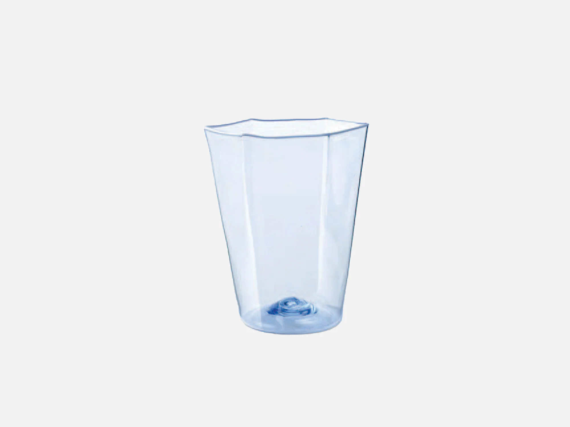 PAMPLEMOUSSE SAN GIORGIO MURANO GLASS CUP / LIGHT BLUE H3.9" x Ø3.3"
