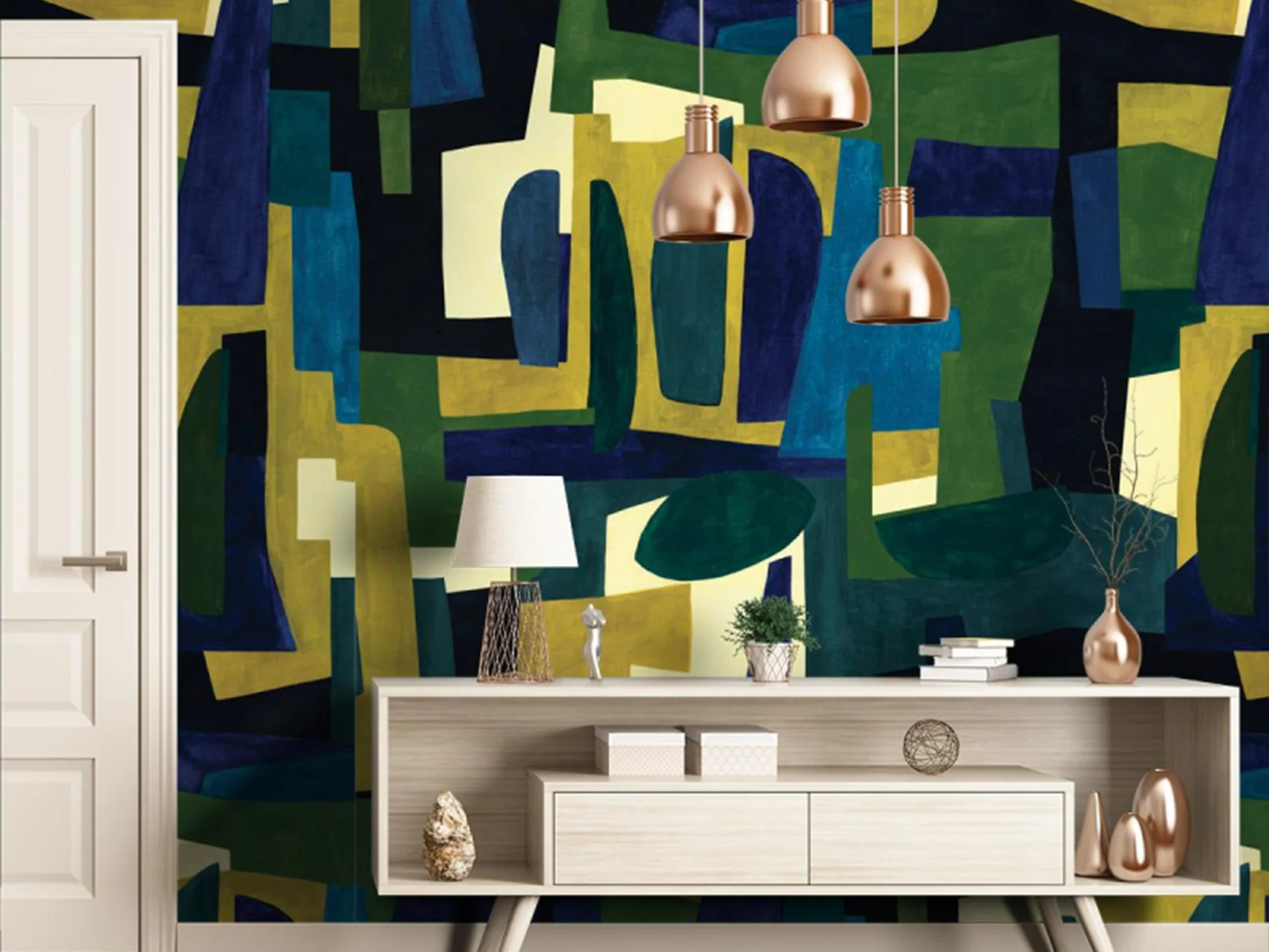 PASCALE RISBOURG NEO-KUBIST WALLPAPER - Image 4