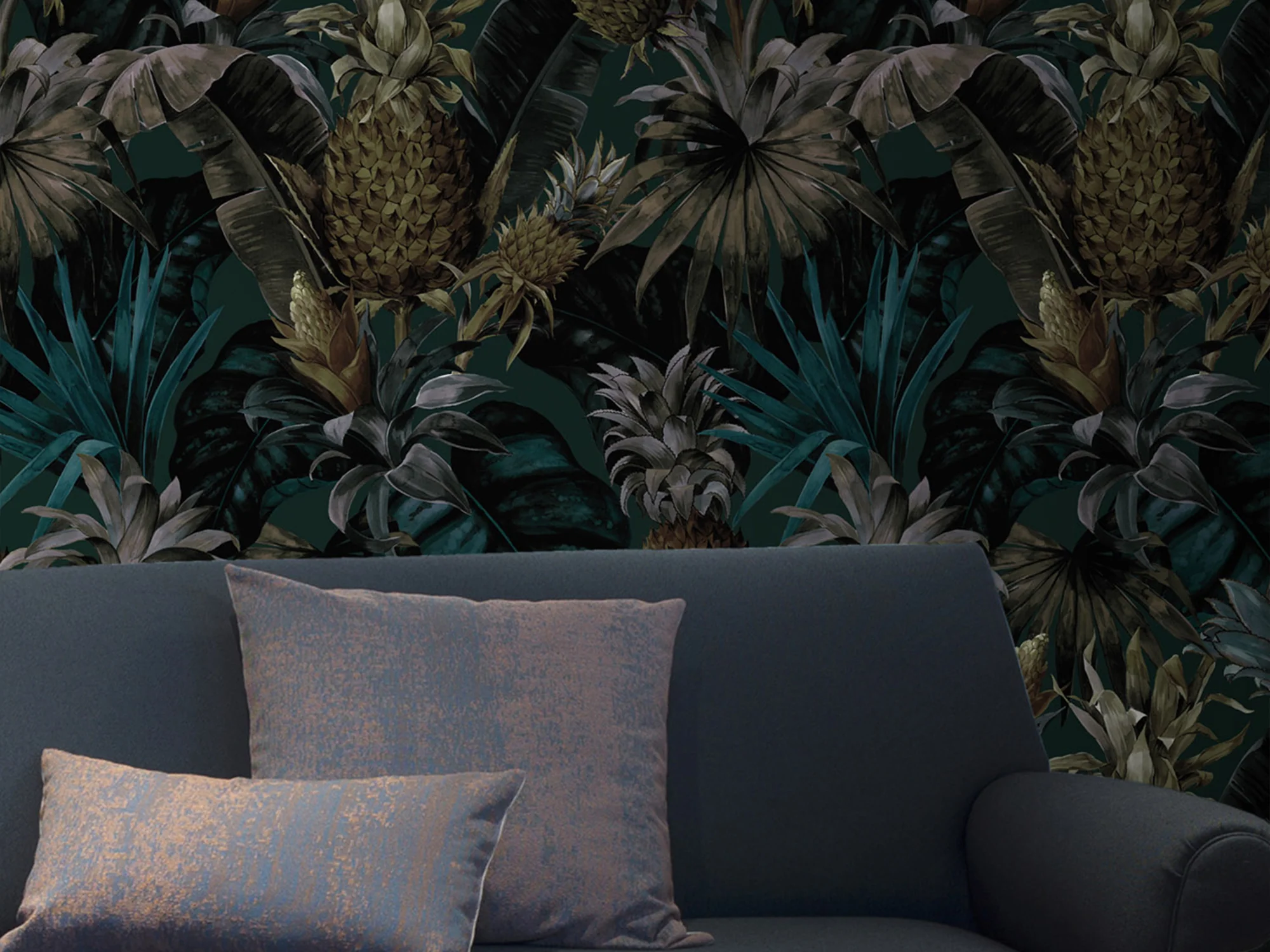 PASCALE RISBOURG TROPICAL PINEAPPLE WALLPAPER - Image 7