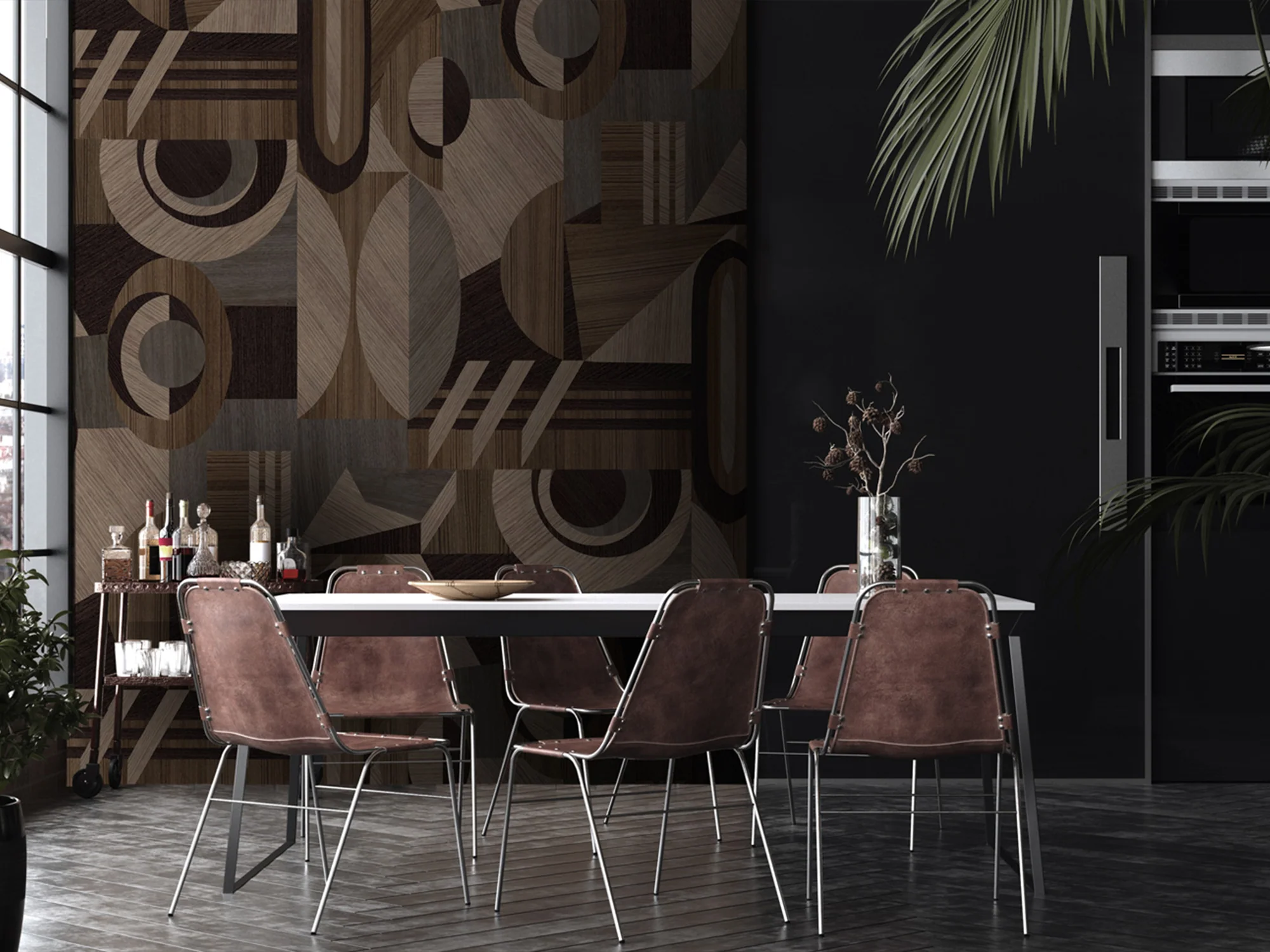 PASCALE RISBOURG XXL MARQUETRY WALLPAPER - Image 4
