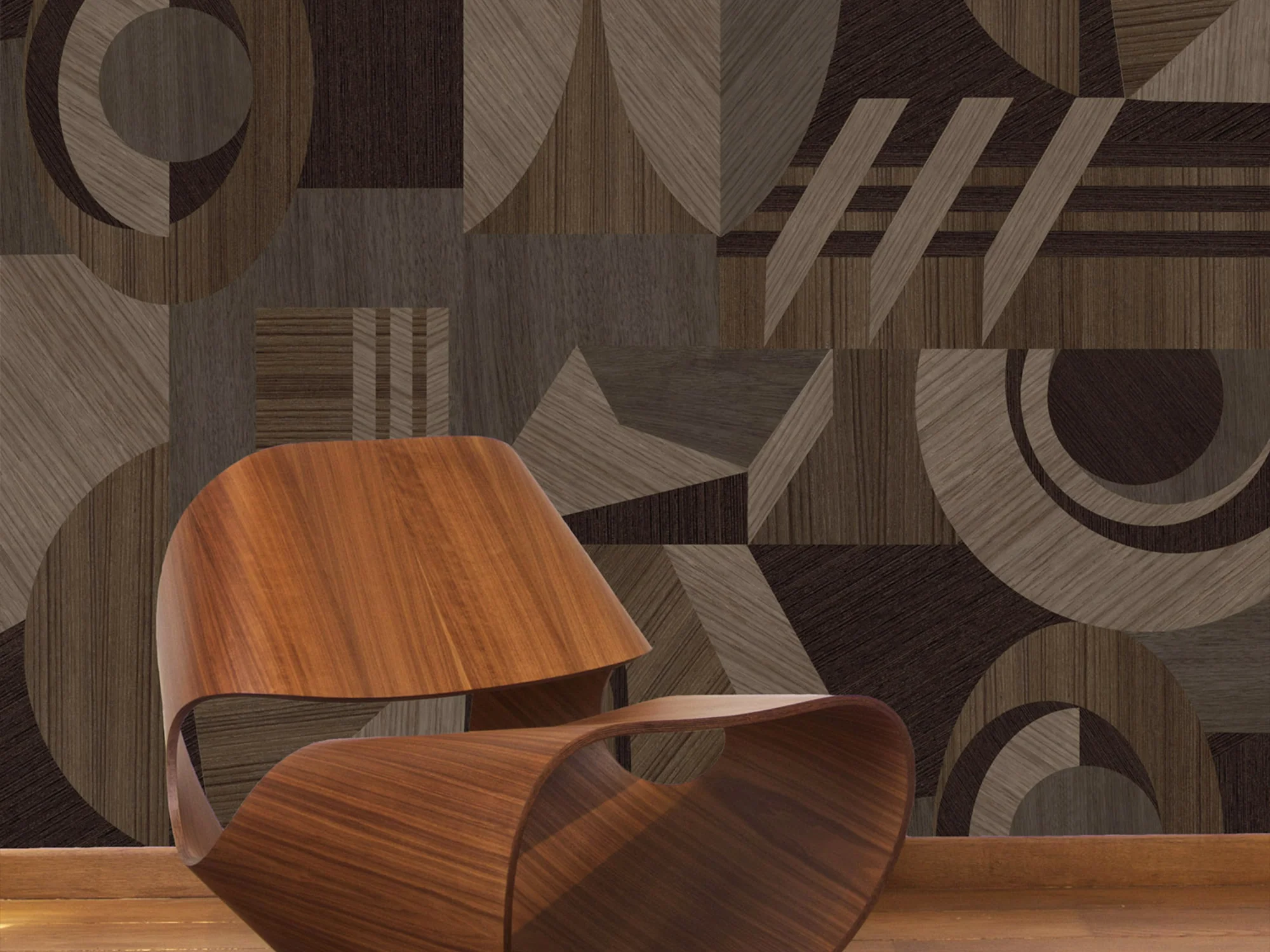 PASCALE RISBOURG XXL MARQUETRY WALLPAPER - Image 5
