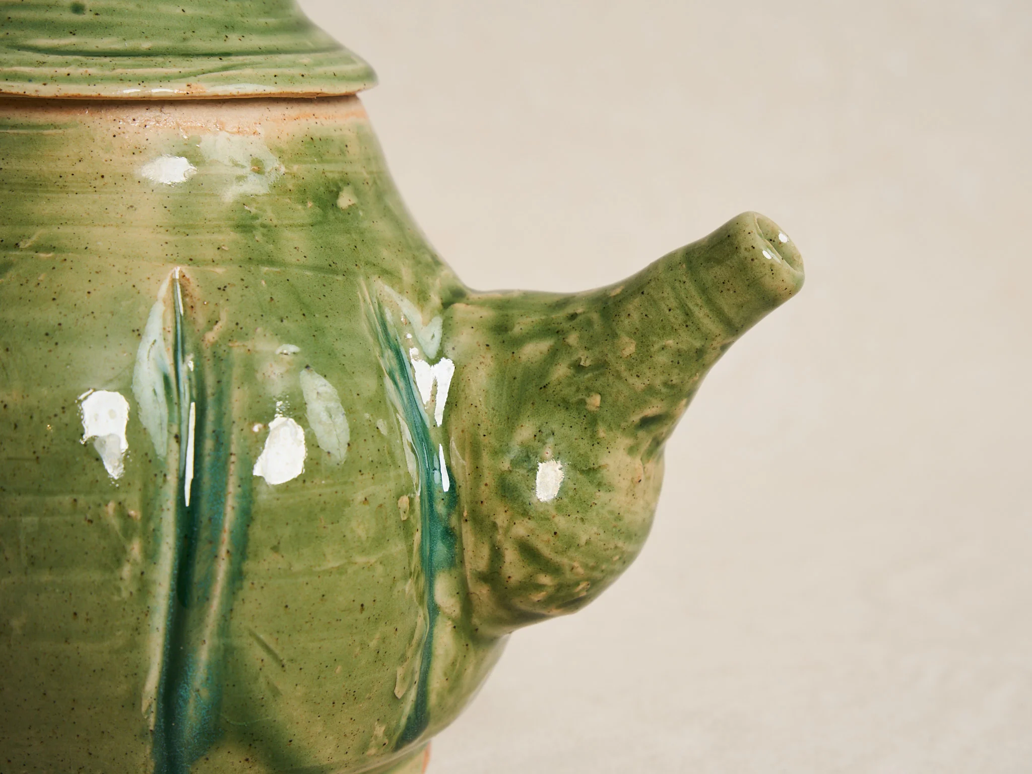 PAT SCHOENFELD TEAPOT WITH FROG Ø6" x H8" - Image 2