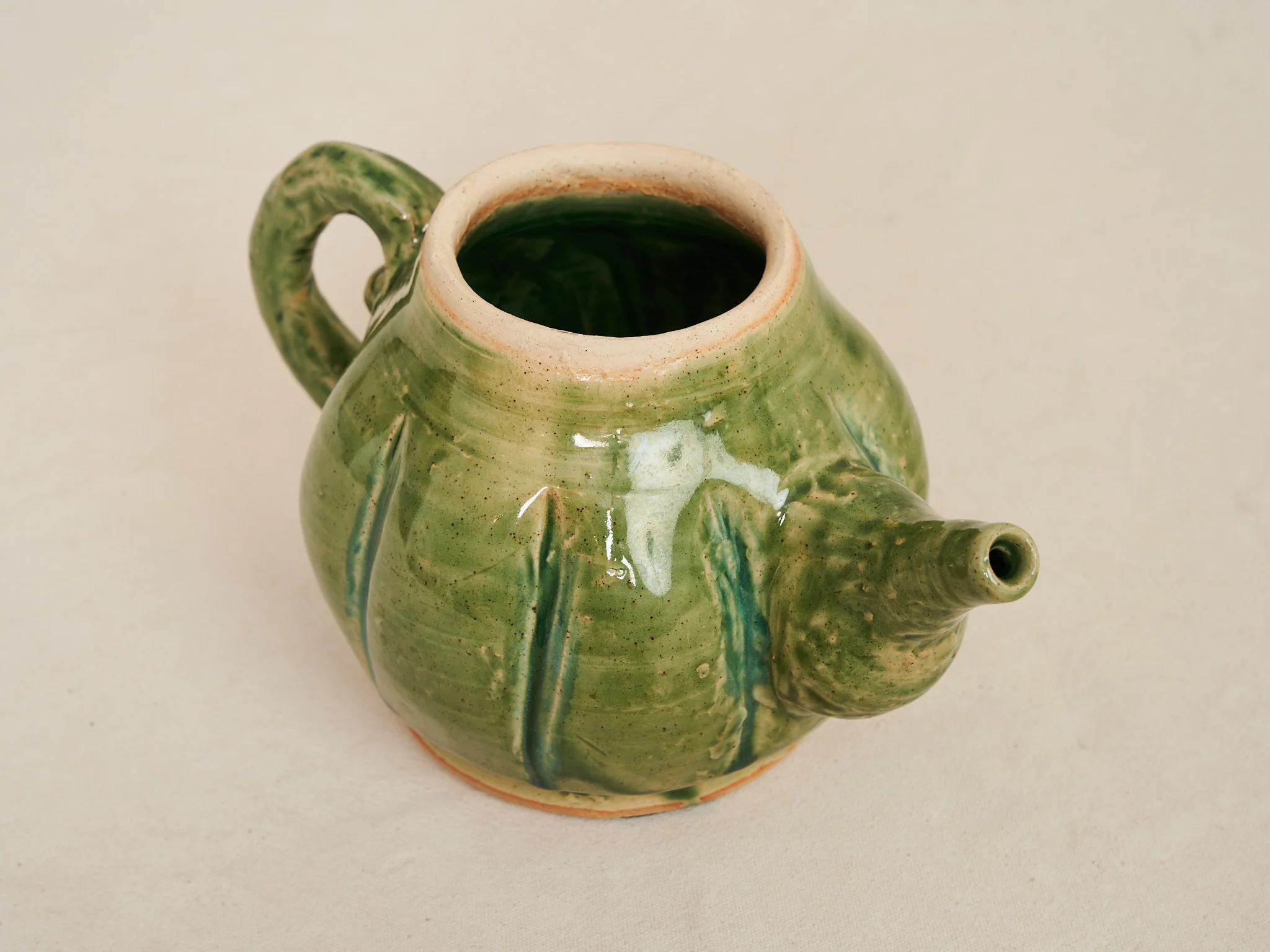 PAT SCHOENFELD TEAPOT WITH FROG Ø6" x H8" - Image 6