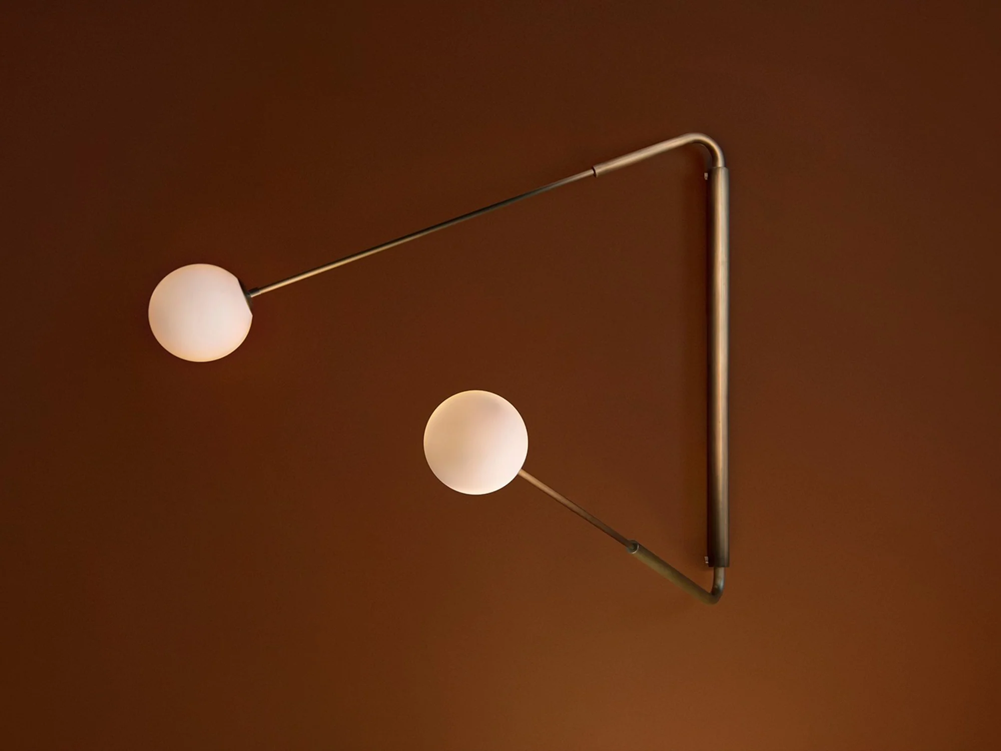 PAUL MATTER FLUTTER TWO SWING ARM SCONCE H40" x D34" x W48" - Image 2