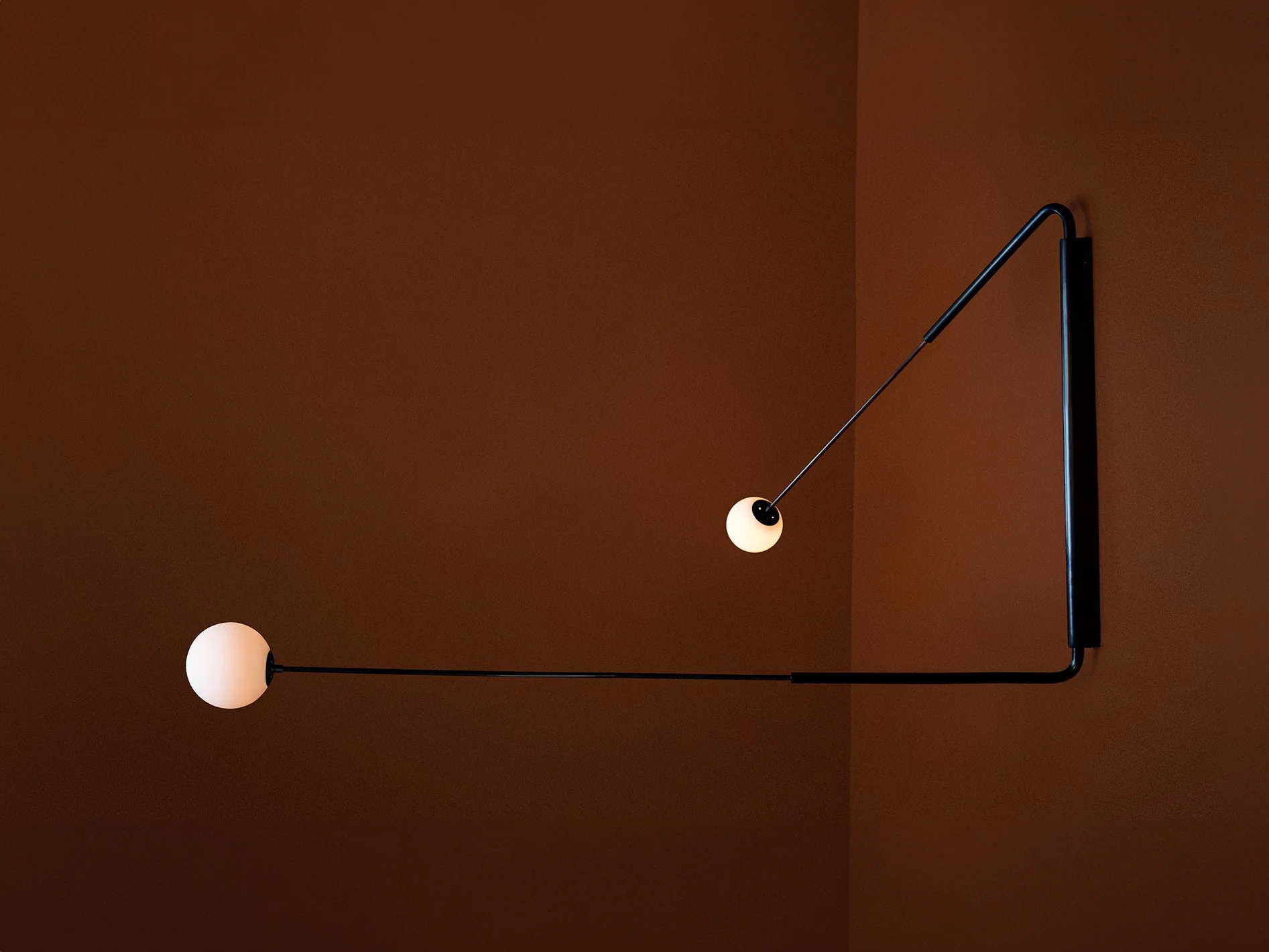 PAUL MATTER FLUTTER THREE SWING ARM SCONCE H42" x D48" x W90" - Image 2