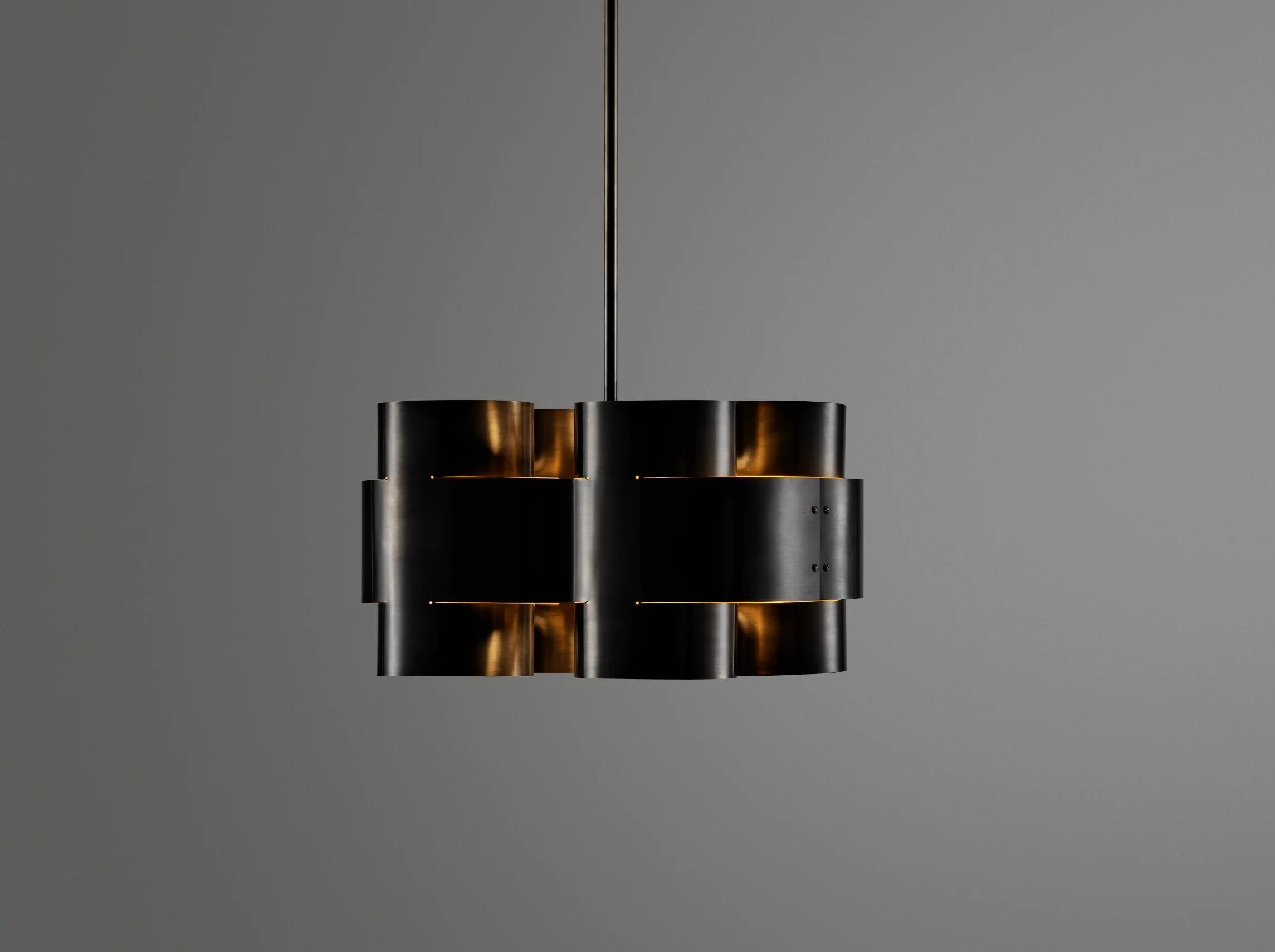 PAUL MATTER PLUS FOUR CHANDELIER W19" x H10" x D13" - Image 3