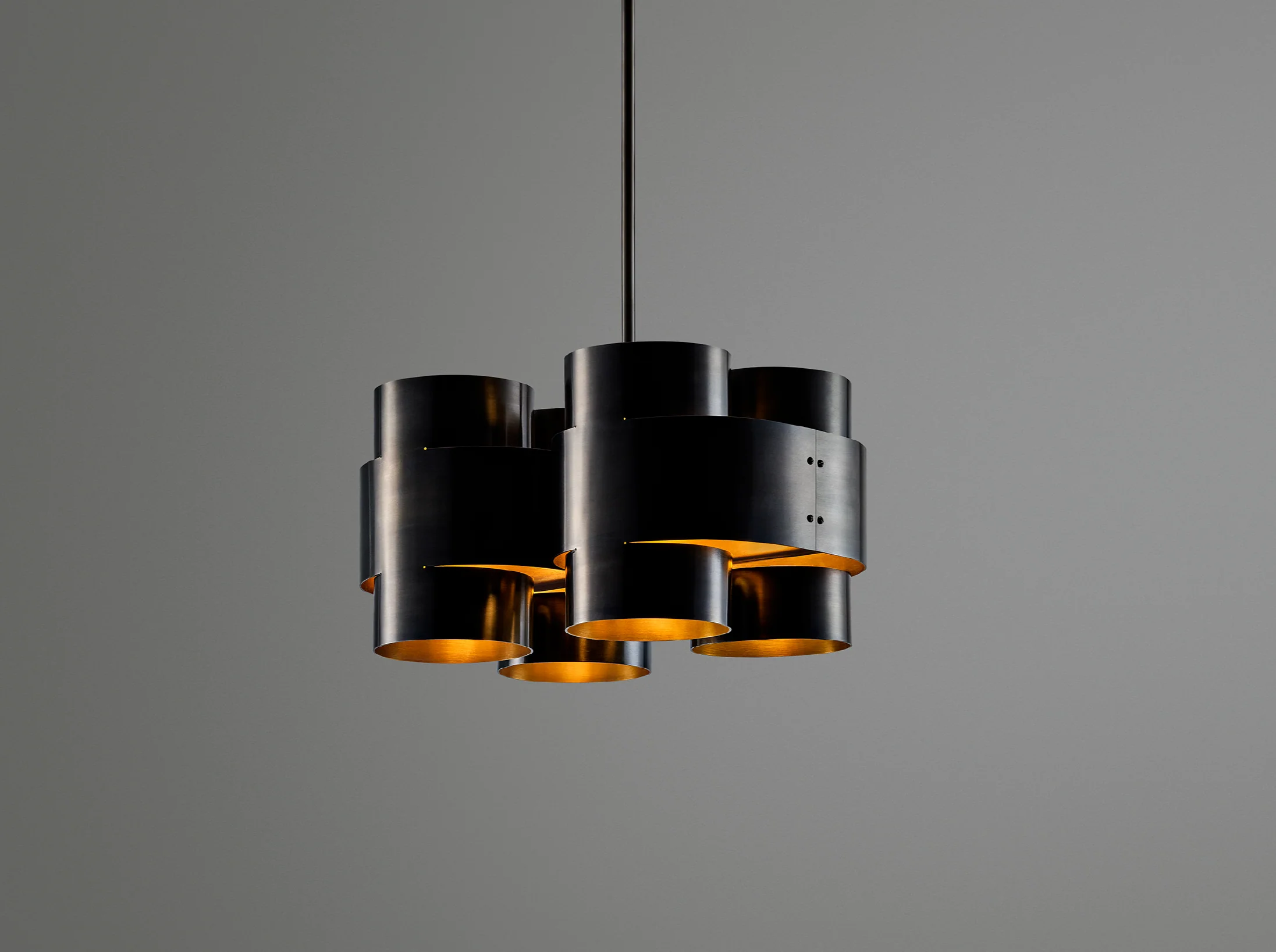 PAUL MATTER PLUS FOUR CHANDELIER W19" x H10" x D13" - Image 4