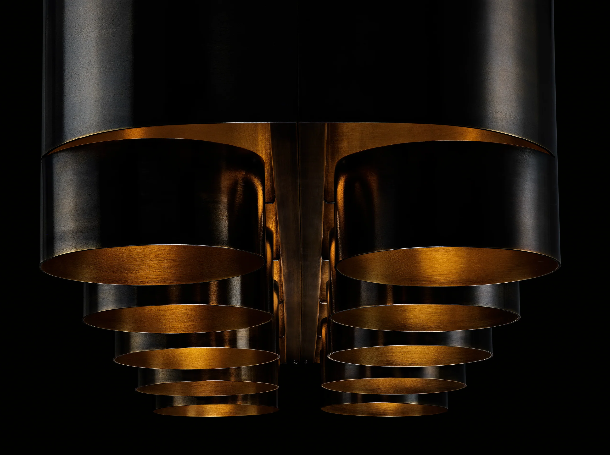 PAUL MATTER PLUS TEN CHANDELIER W47.25" x H10" x D13" - Image 4