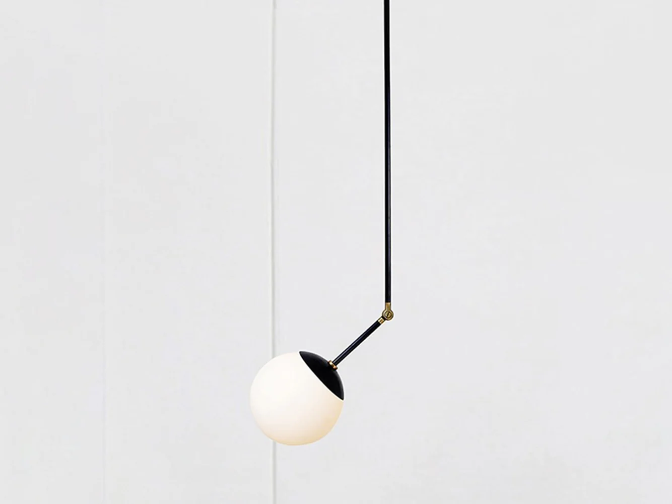 PAUL MATTER TANGO ONE GLOBE PENDANT Ø8" globe