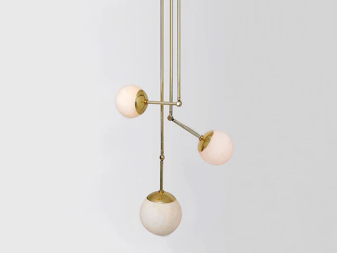 PAUL MATTER TANGO THREE GLOBE PENDANT Ø27"