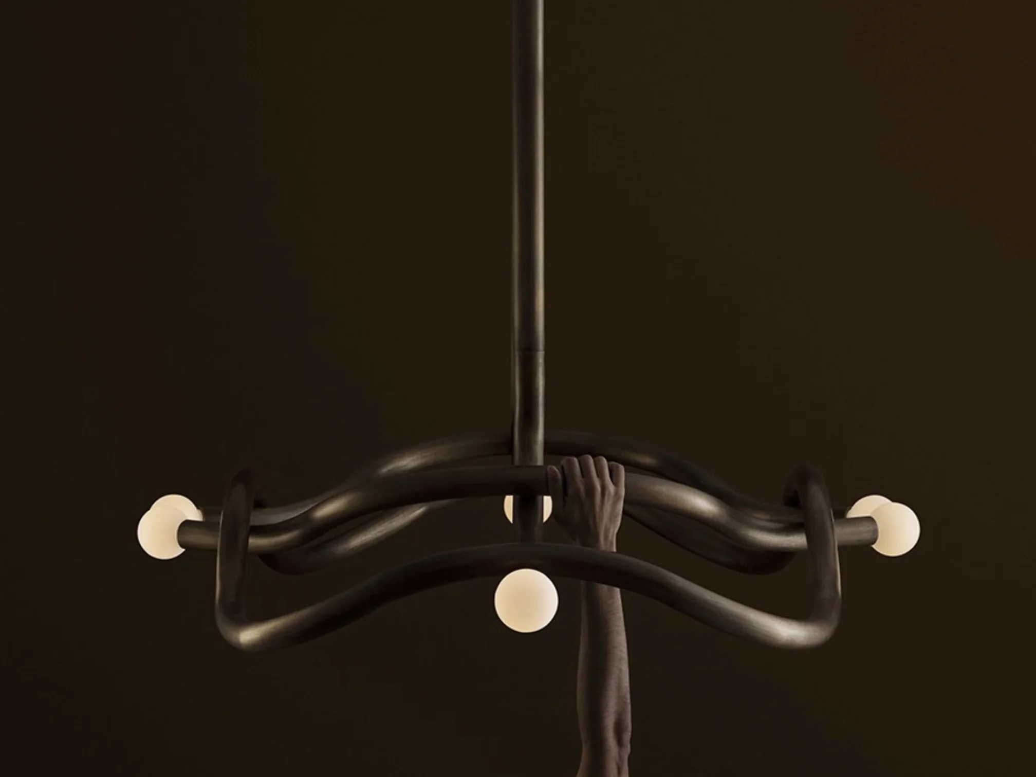 PAUL MATTER TRYST THREE CHANDELIER Ø45" - Image 3