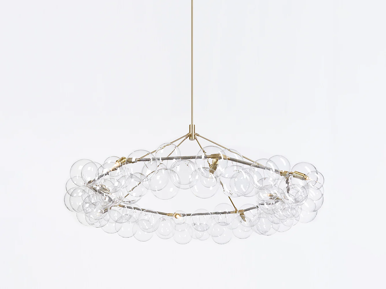 PELLE WREATH 76 BUBBLE CHANDELIER Ø76" x H34 - Image 2