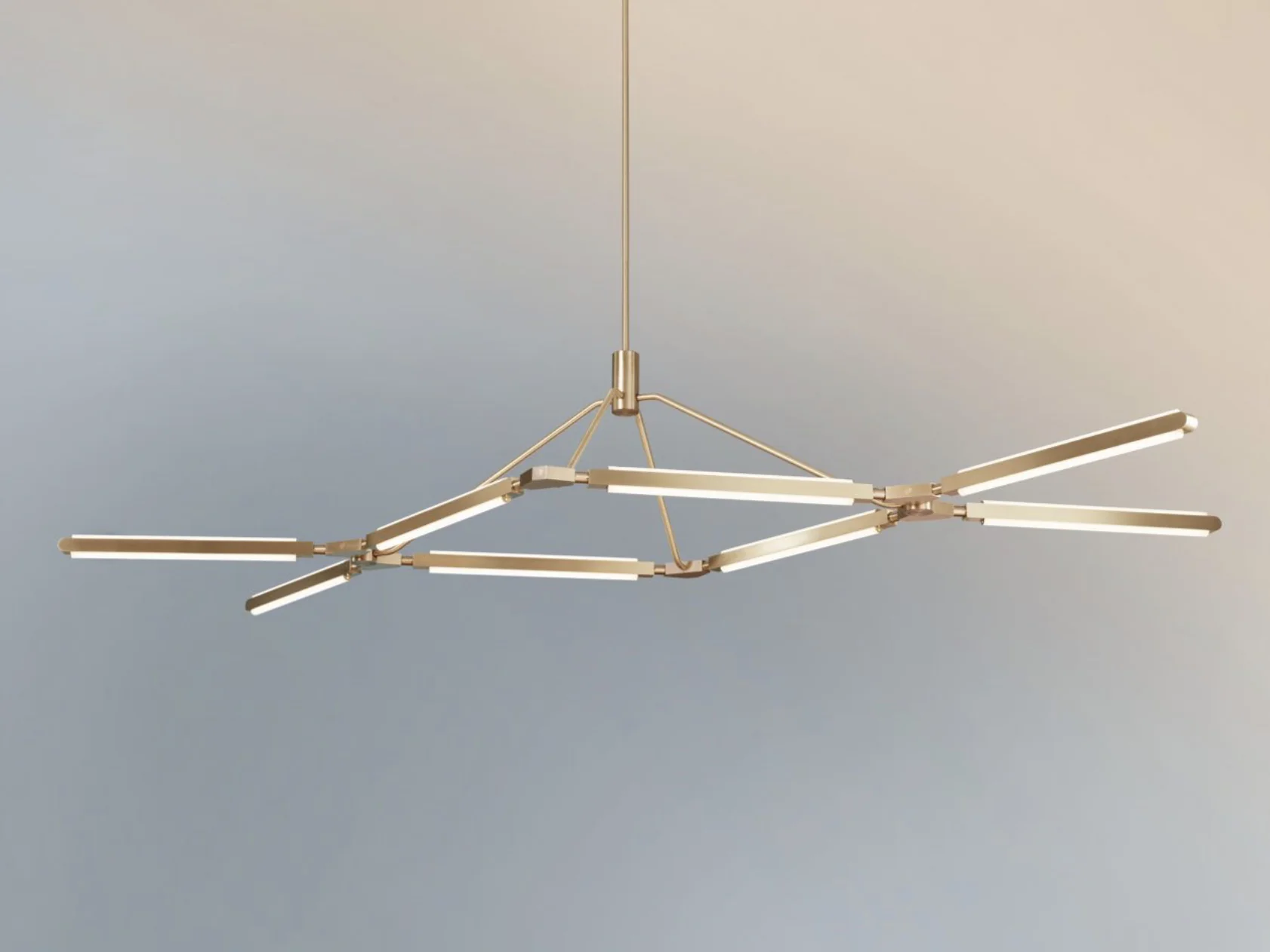 PELLE PRIS CROWN CHANDELIER W79" x D29" x H18.25" - Image 2