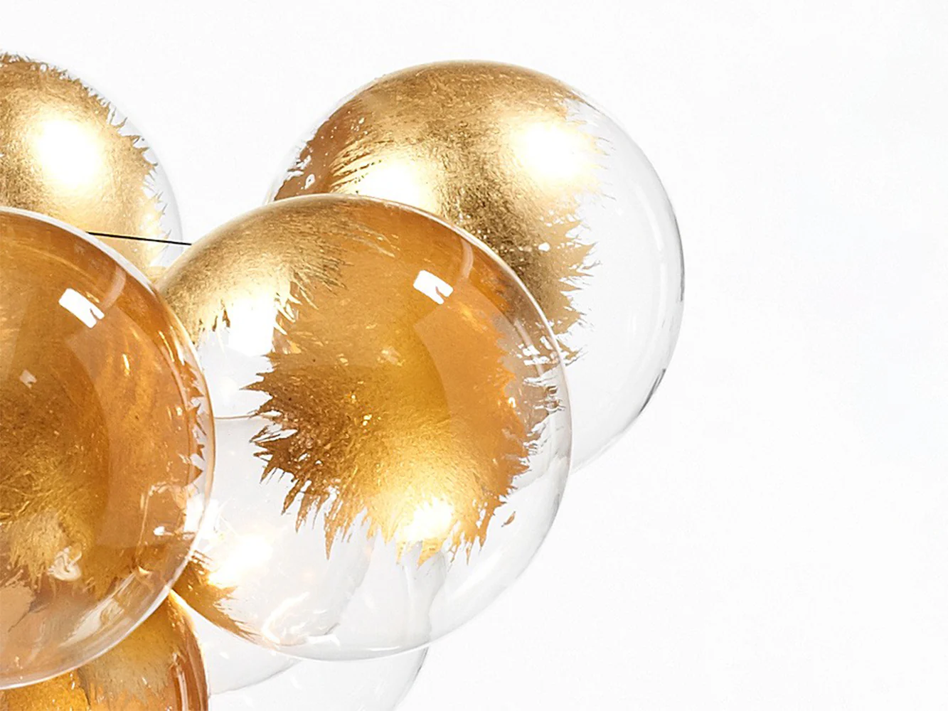 PELLE  BUBBLE CHANDELIER / X-LARGE PAINTED H25" x Ø26" - Image 3