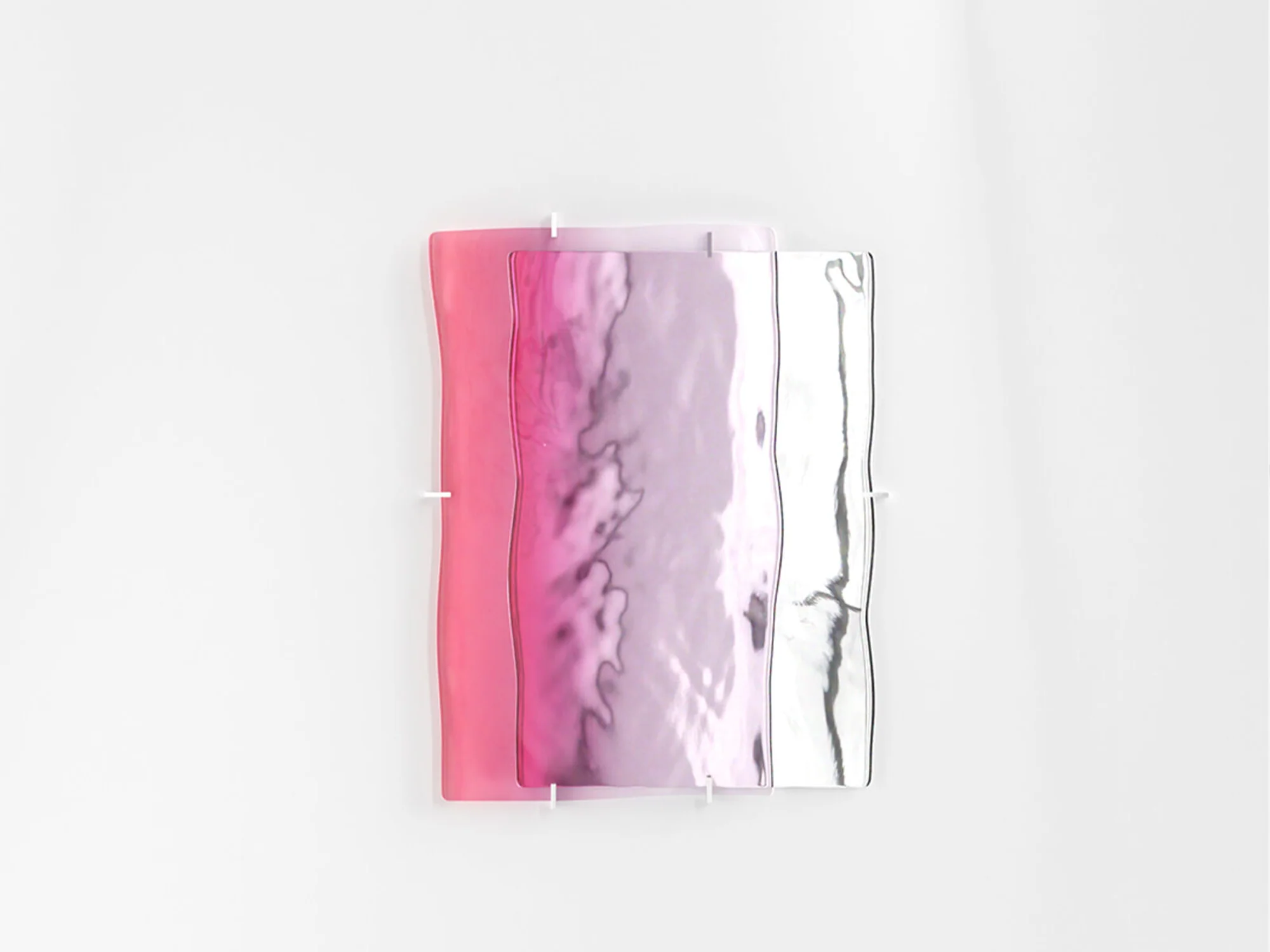 ANALOG BIRGITTA HOMBURGER INITÏ MIRROR / PINK W26" x H36"