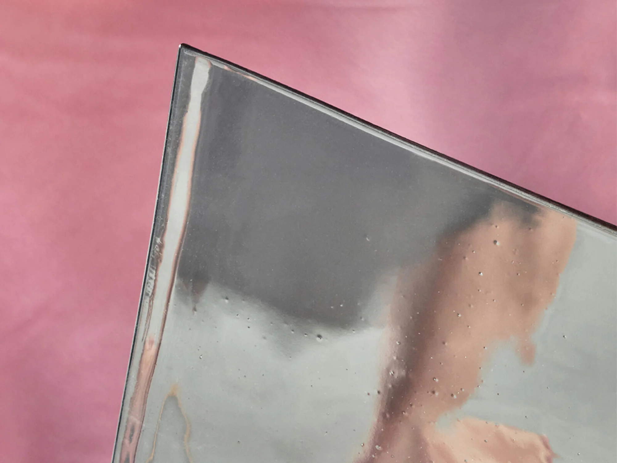 ANALOG BIRGITTA HOMBURGER INITÏ MIRROR / PINK W26" x H36" - Image 3