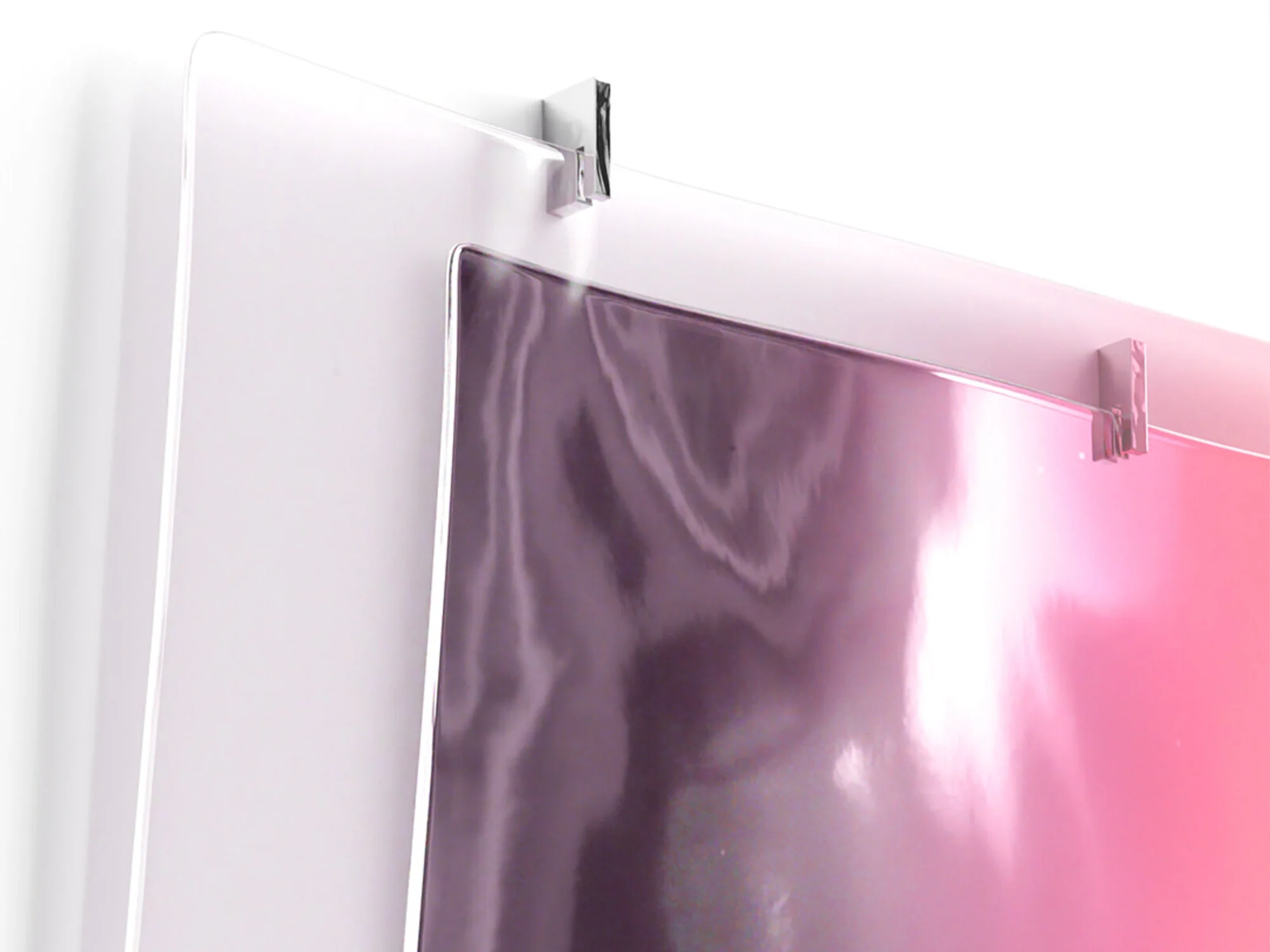 ANALOG BIRGITTA HOMBURGER INITÏ MIRROR / PINK W26" x H36" - Image 4