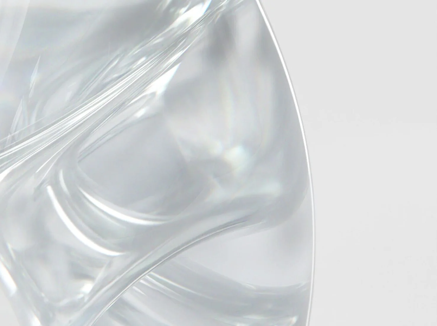 ANALOG OMAM DRY VASE / ALABASTER Ø6.6" x H11.8" - Image 2