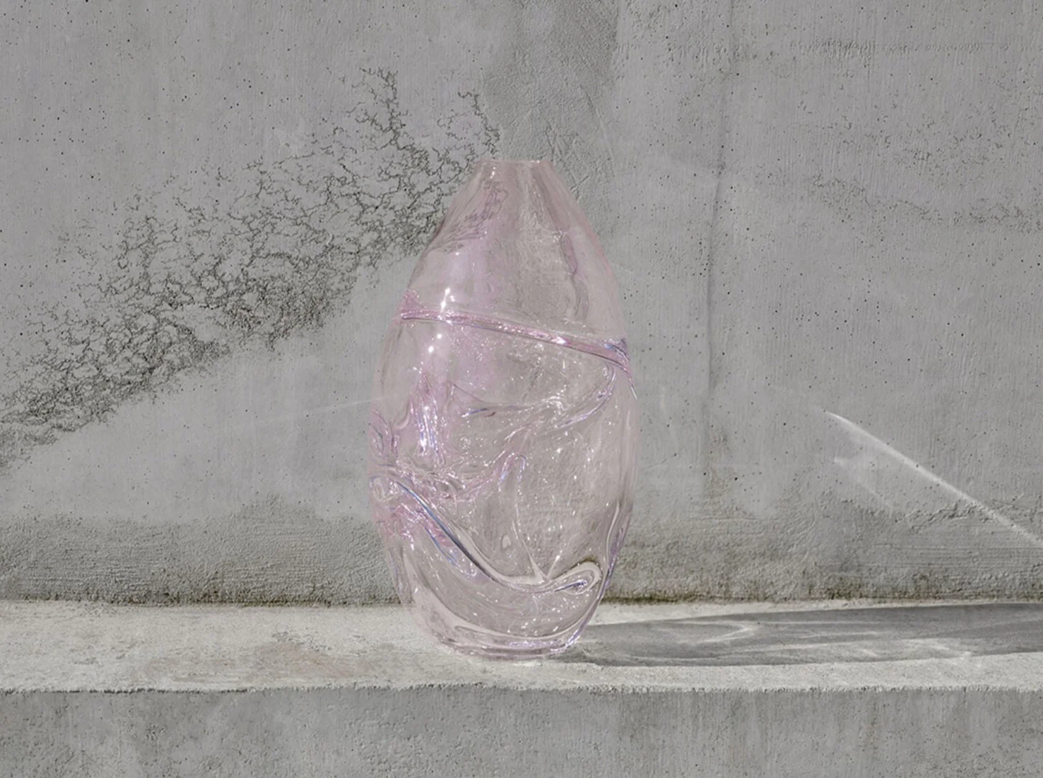 ANALOG OMAM DRY VASE / ROSÉ Ø6.6" x H11.8" - Image 3