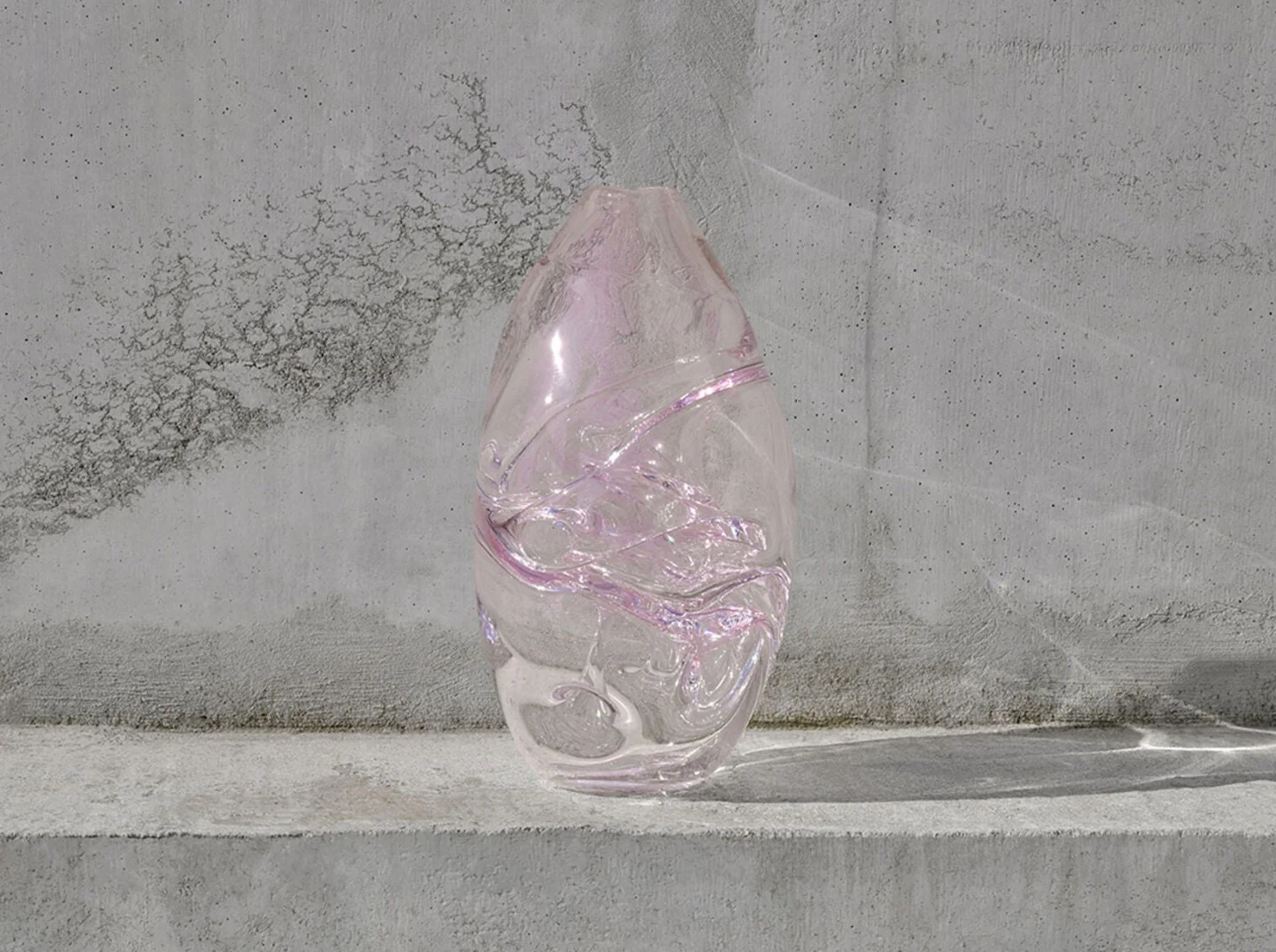 ANALOG OMAM DRY VASE / ROSÉ Ø6.6" x H11.8" - Image 4
