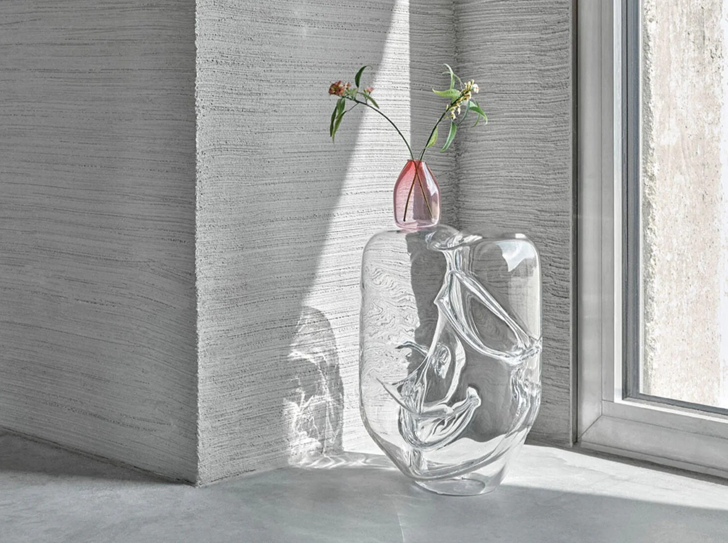 ANALOG OMAM SIDE TABLE / CLEAR Ø11" x H13.5" - Image 2