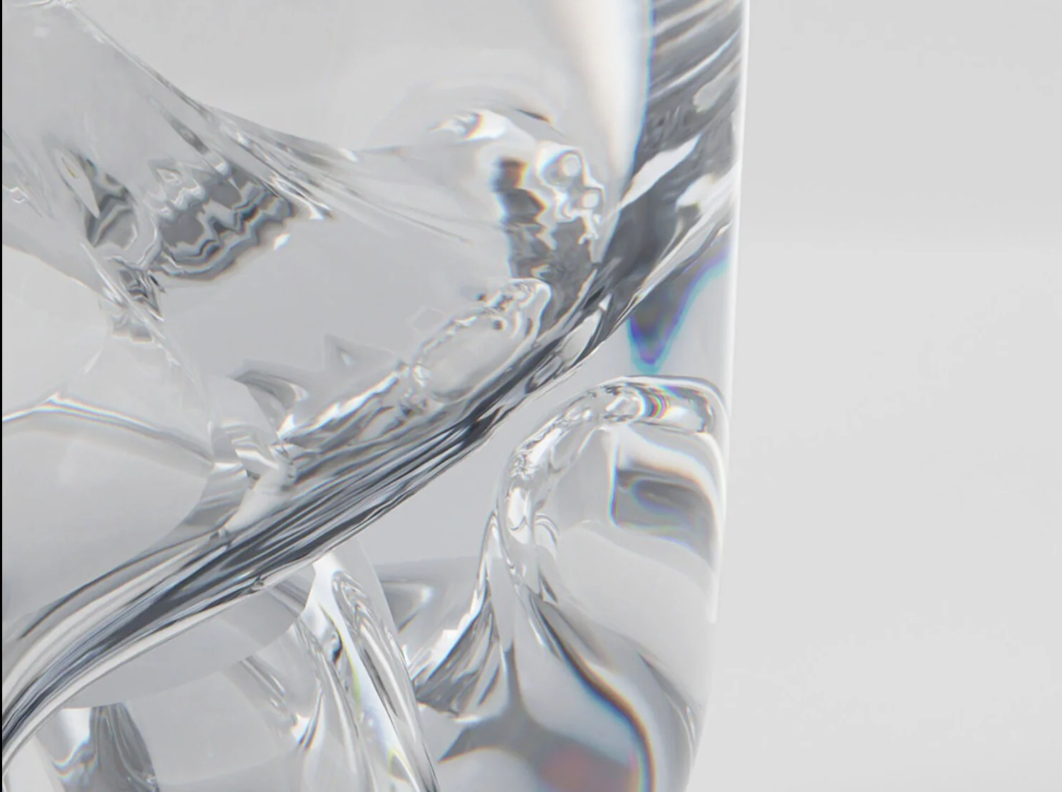 ANALOG OMAM SIDE TABLE / CLEAR Ø11" x H13.5" - Image 3