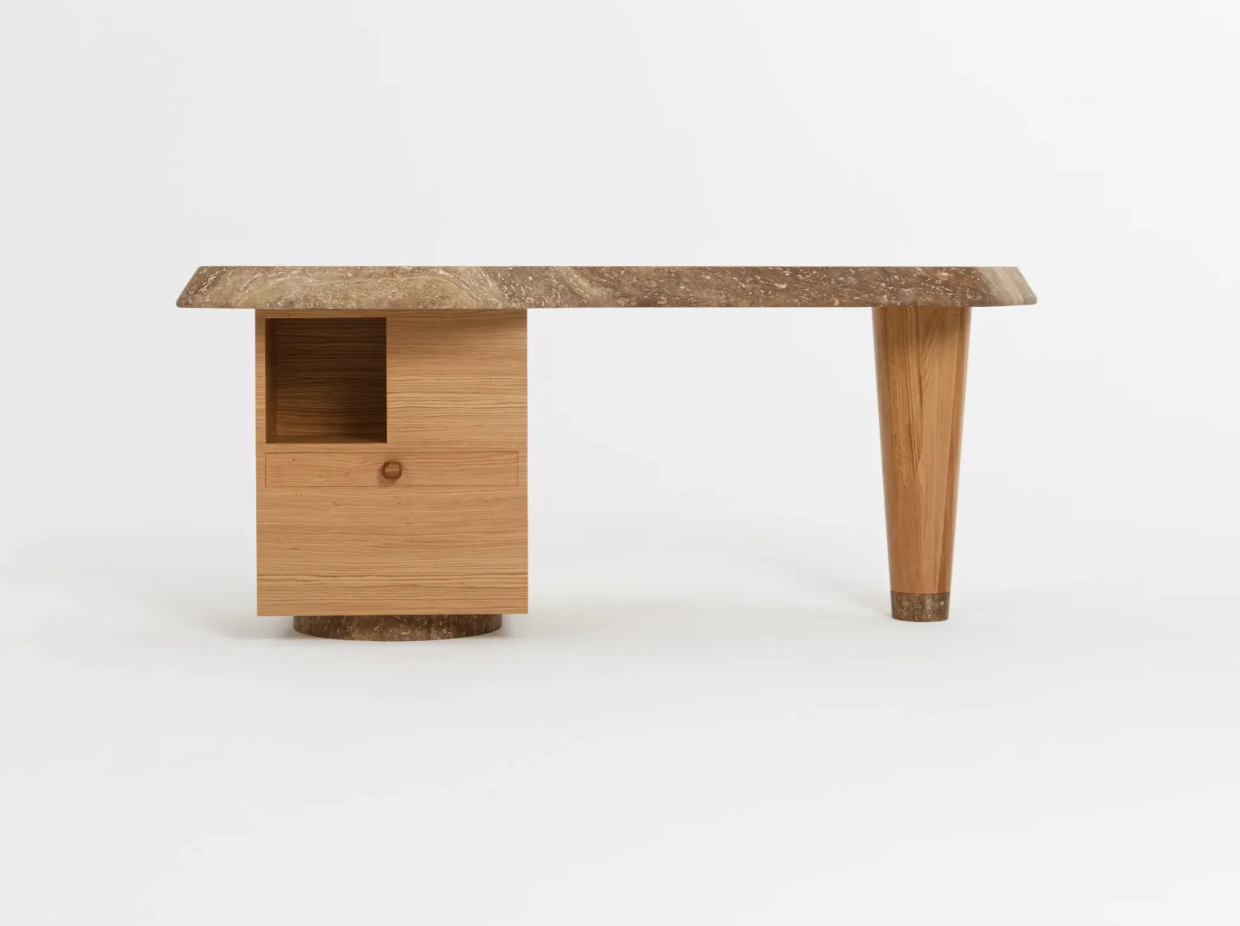 PIERRE AUGUSTIN ROSE ATLAS DESK L71" x D39" x H30" - Image 2