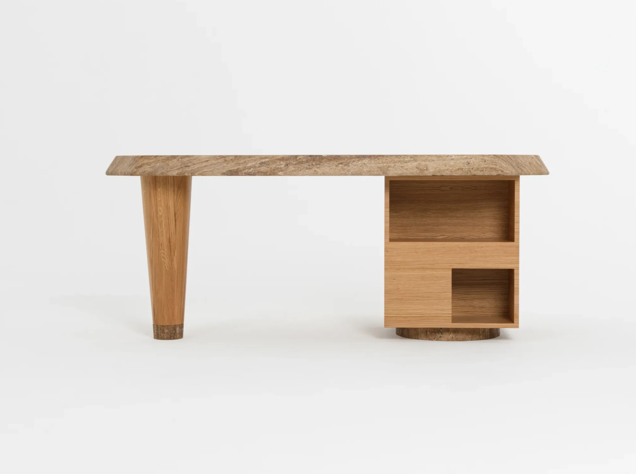 PIERRE AUGUSTIN ROSE ATLAS DESK L71" x D39" x H30" - Image 3