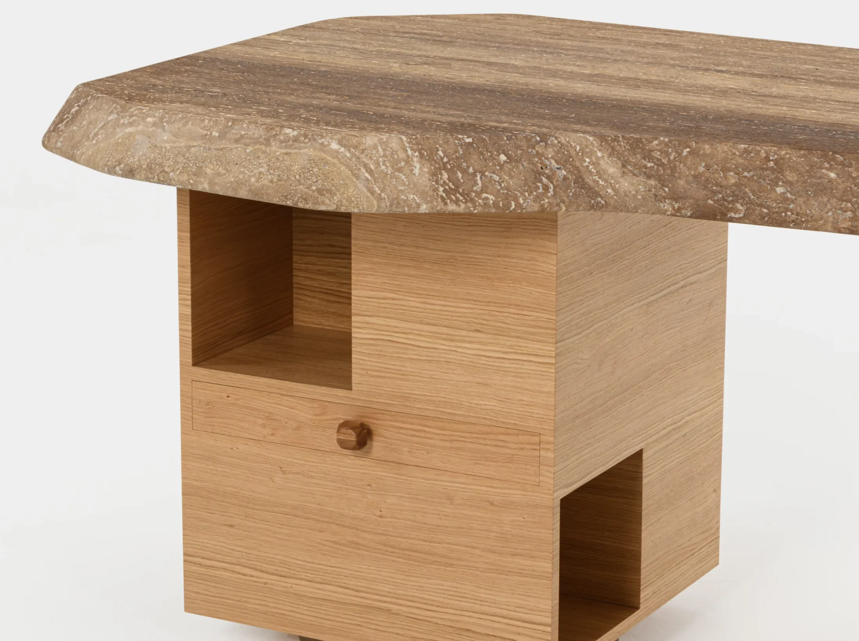PIERRE AUGUSTIN ROSE ATLAS DESK L71" x D39" x H30" - Image 5