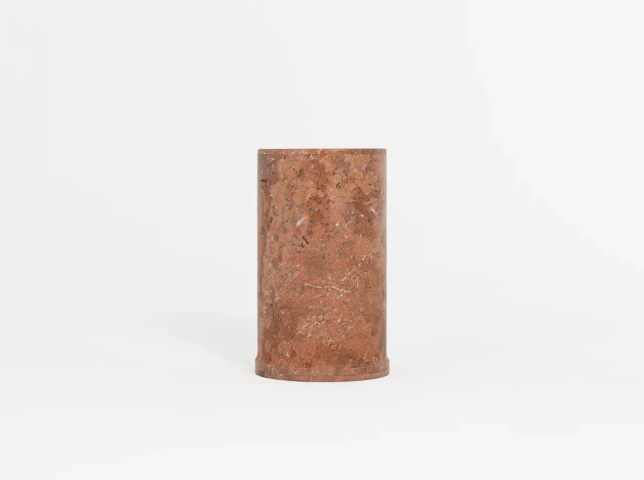 PIERRE AUGUSTIN ROSE COLUMN 75 / ROJO MARBLE Ă17" x 29.5"