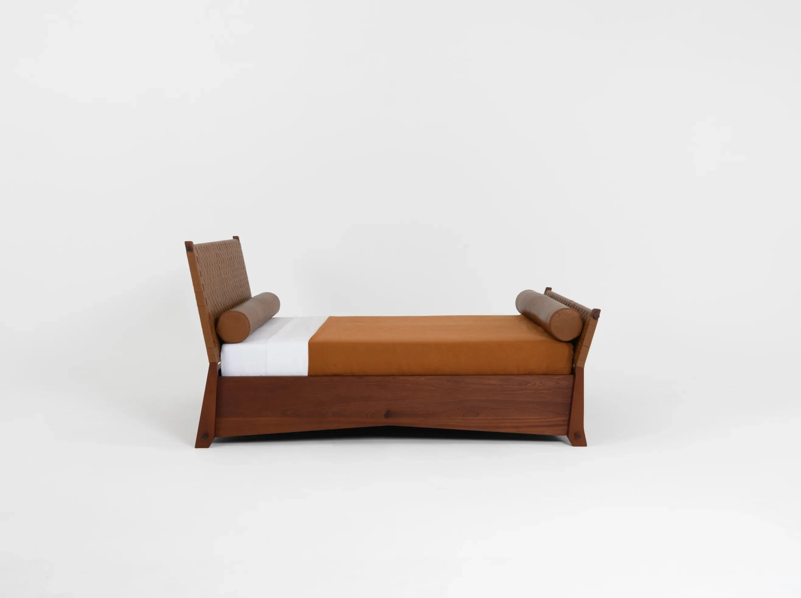 PIERRE AUGUSTIN ROSE DEHLOS MAHOGANY BED W71.7" x D92.5" x H46" - Image 2